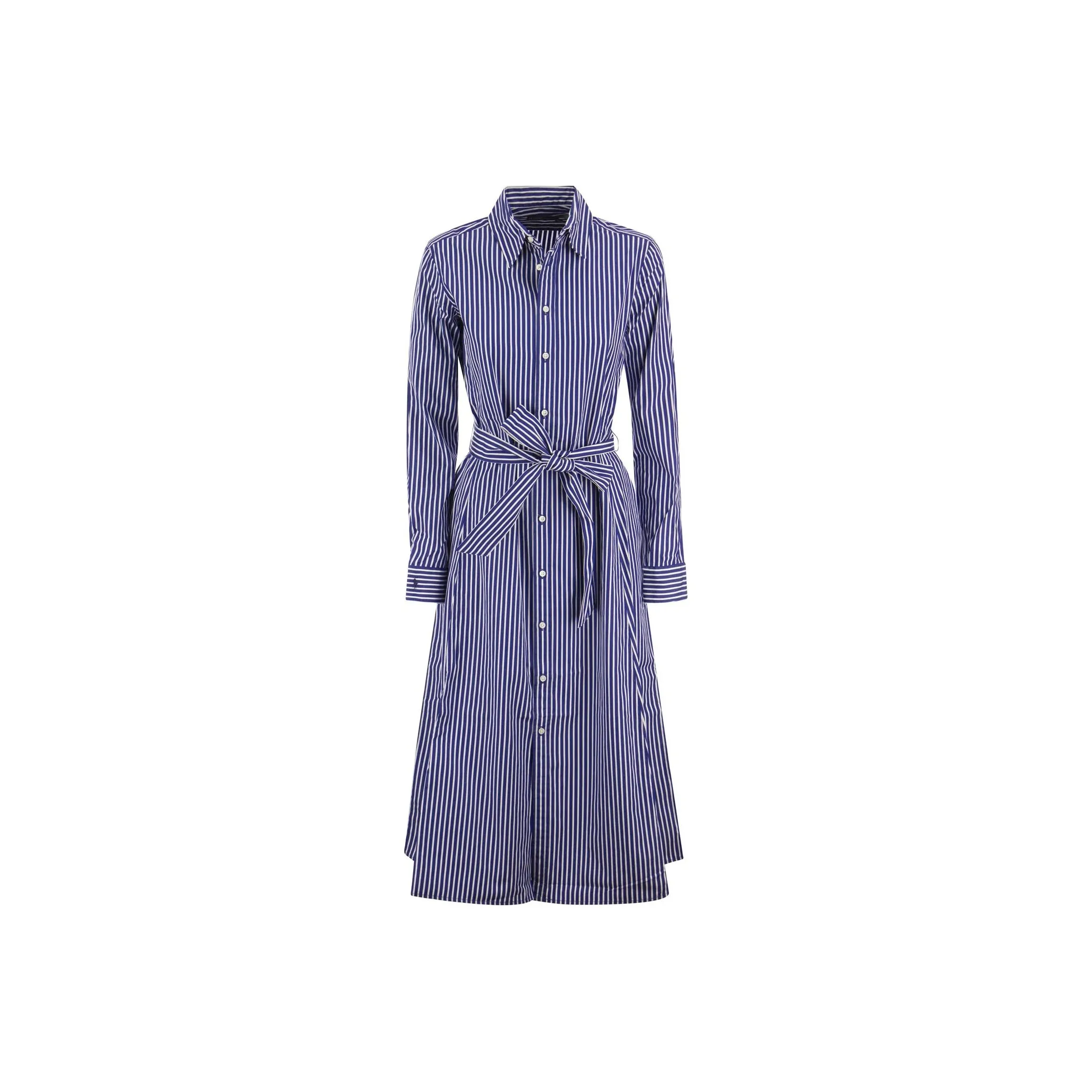 Polo Ralph Lauren Striped Belted Shirt Dress