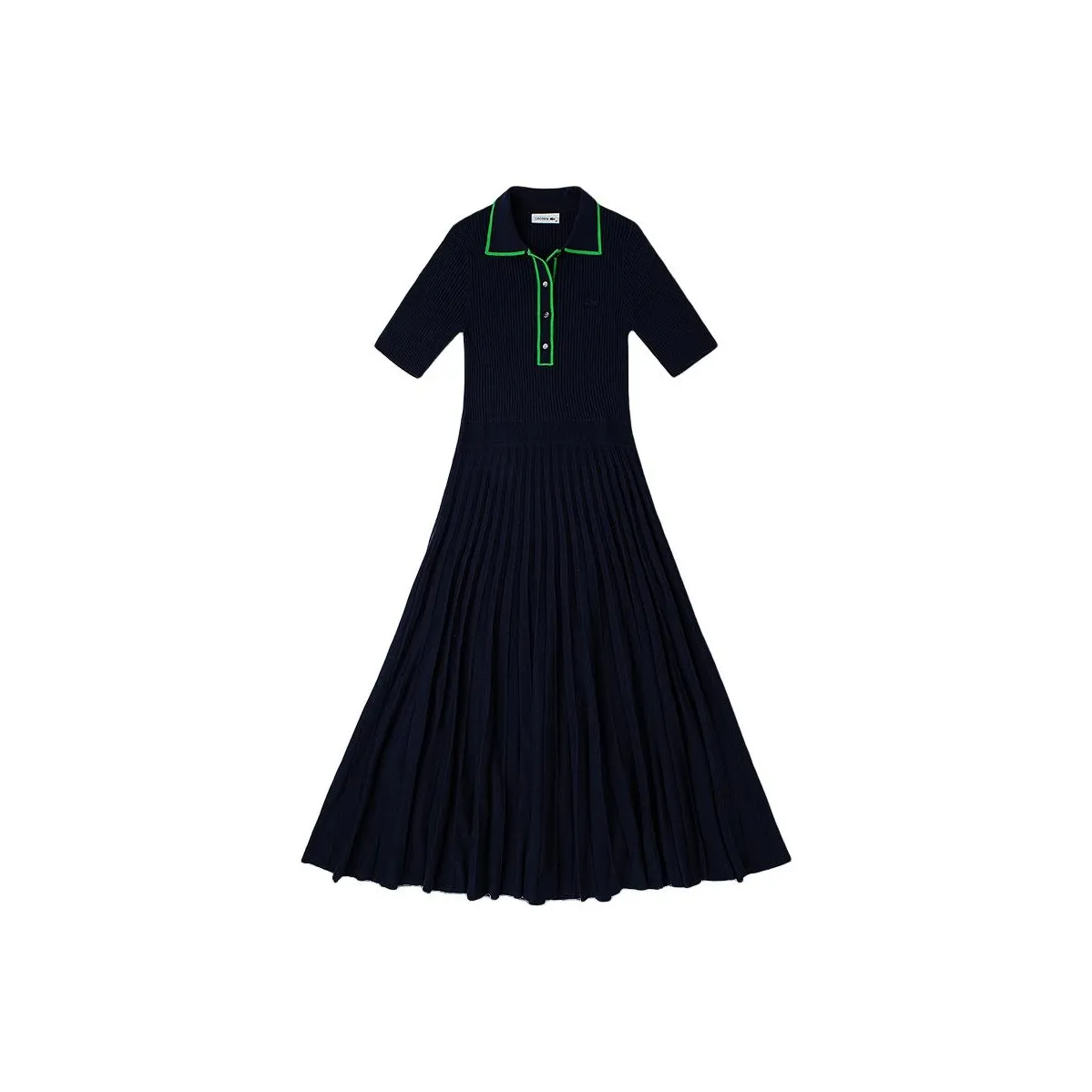 LACOSTE Короткий рукав Платье Женское Темно-синий