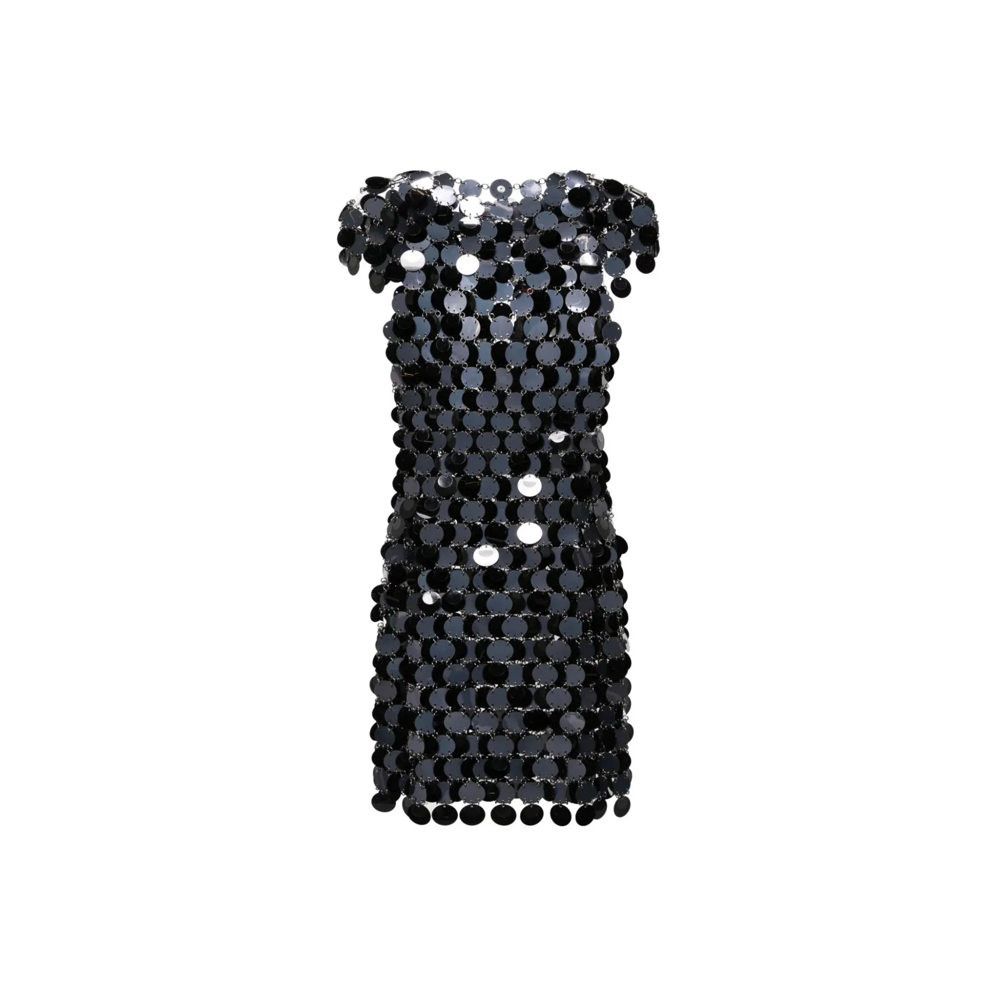 Paco Rabanne Circle Disc Mini Dress