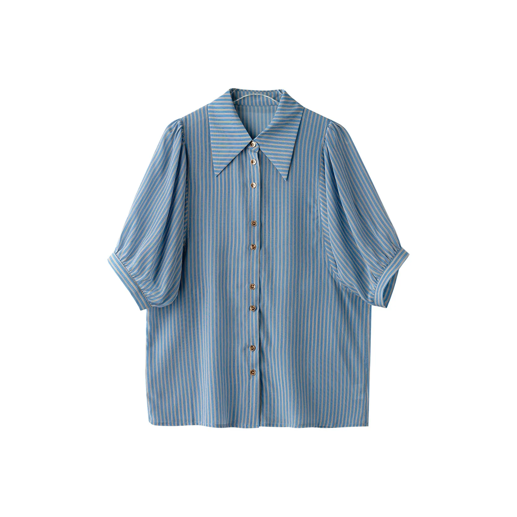 ZHEXI Blue Women's Shirts ZHEXI Синий Женские Рубашки