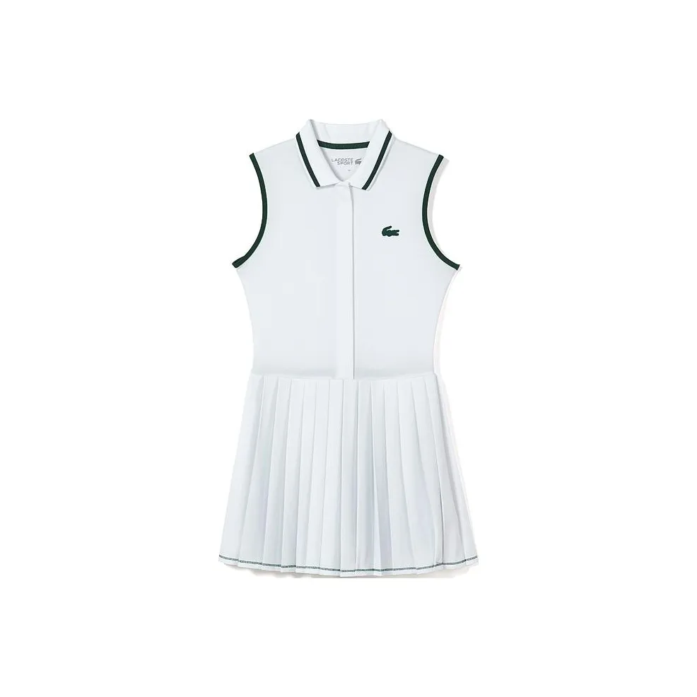 LACOSTE Без рукавов Платье Женское Белое