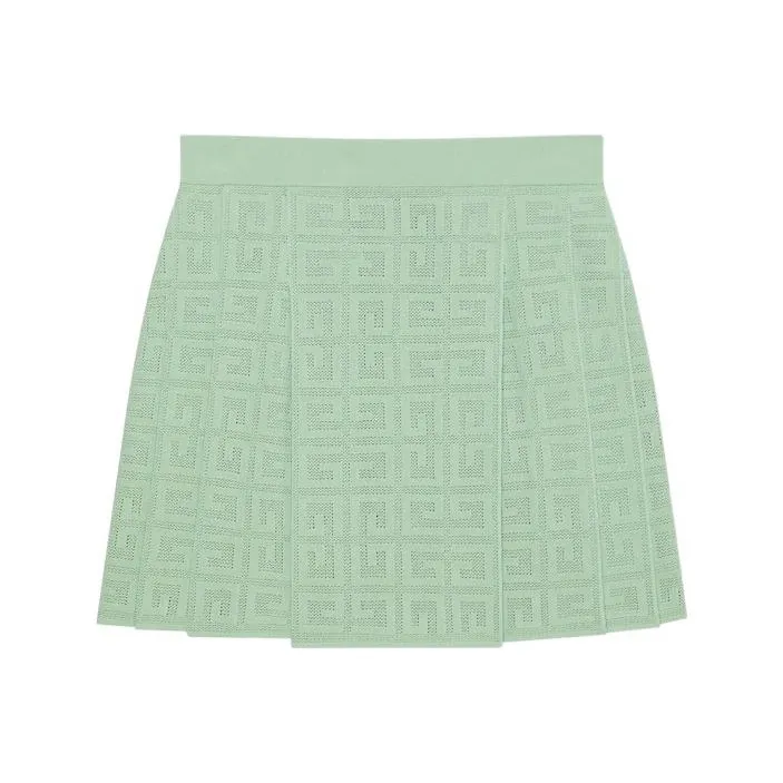 Givenchy 4G Pleated Skirt 'Pistachio'