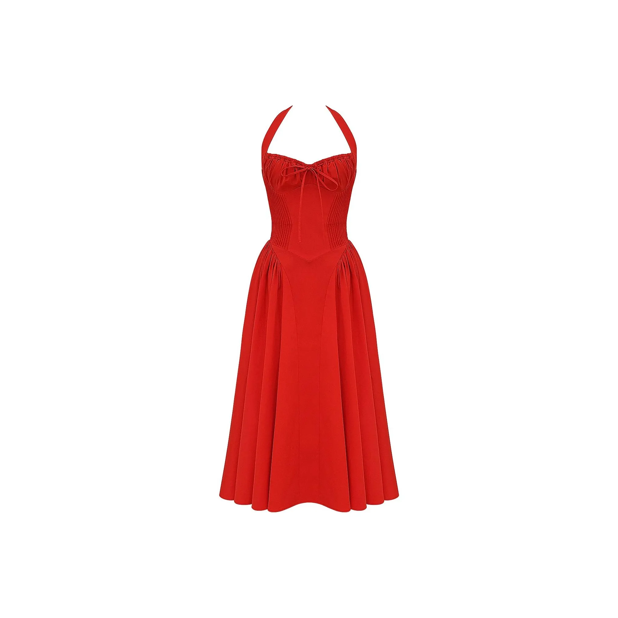 HOUSE OF CB ADABELLA Slip Dress Women's ITALIAN TOMATO/Italian Tomato Red
