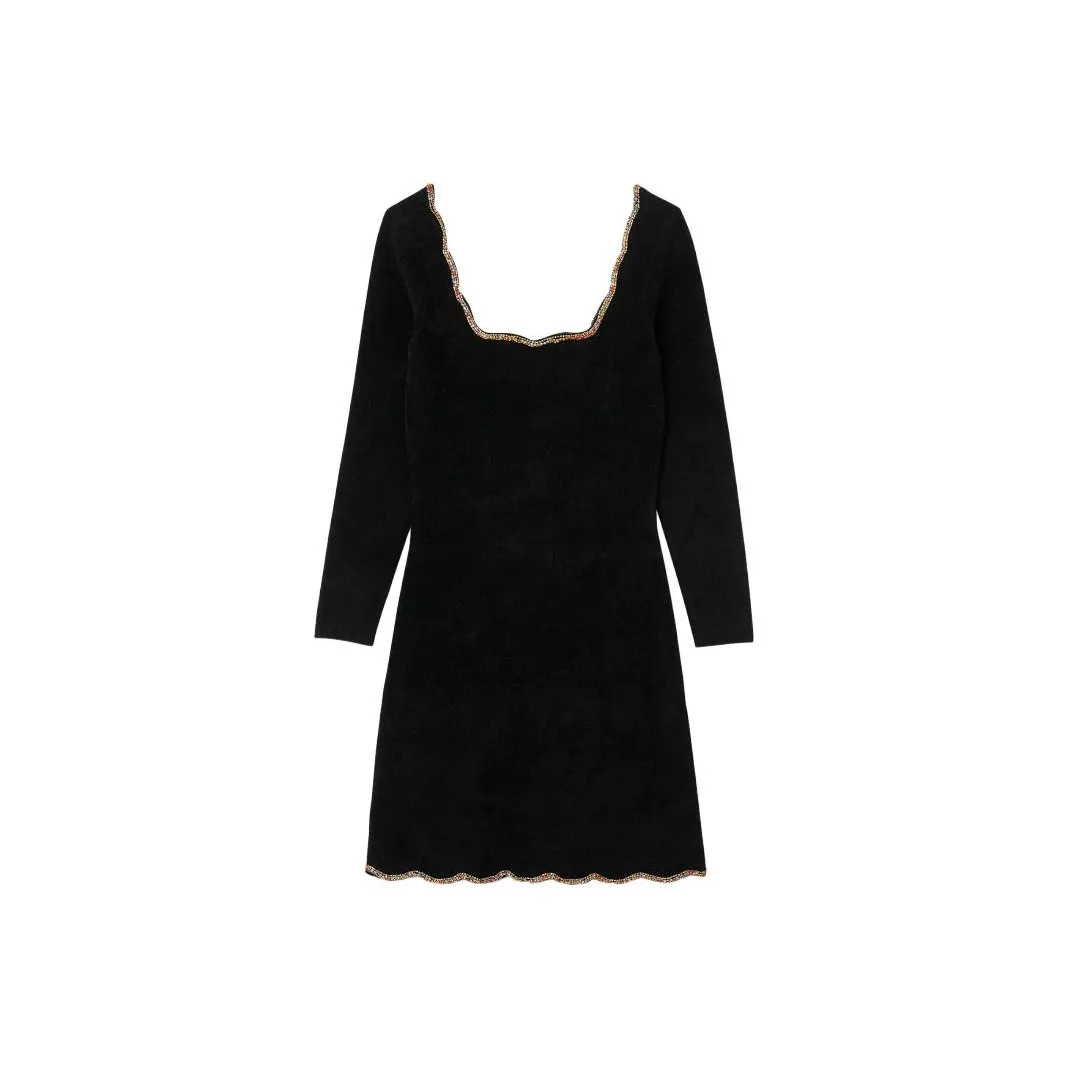 Sandro Rhinestone-embellished Minidress