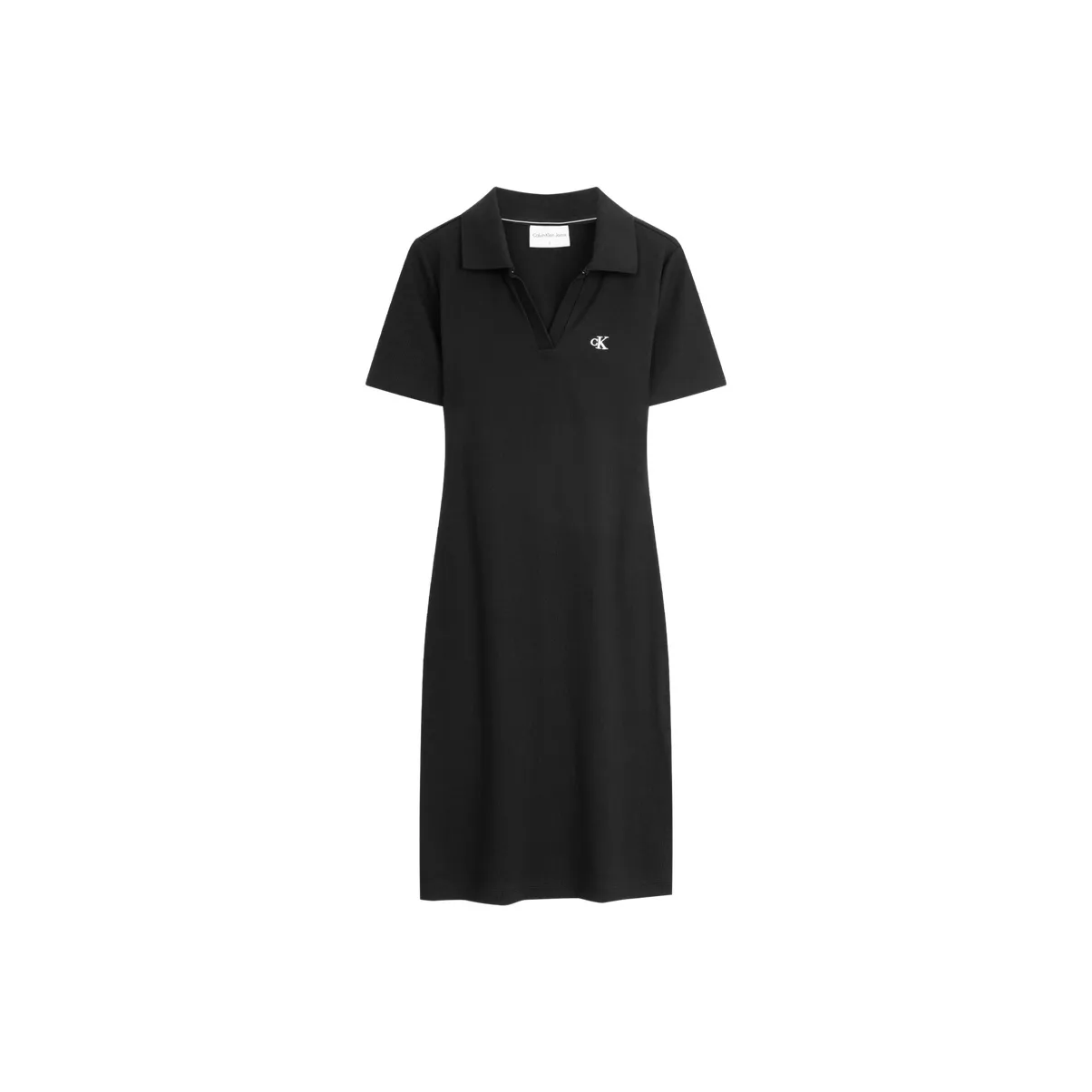 calvin con KLEIN SS24 Series Short Sleeved Dresses Women's Space Black