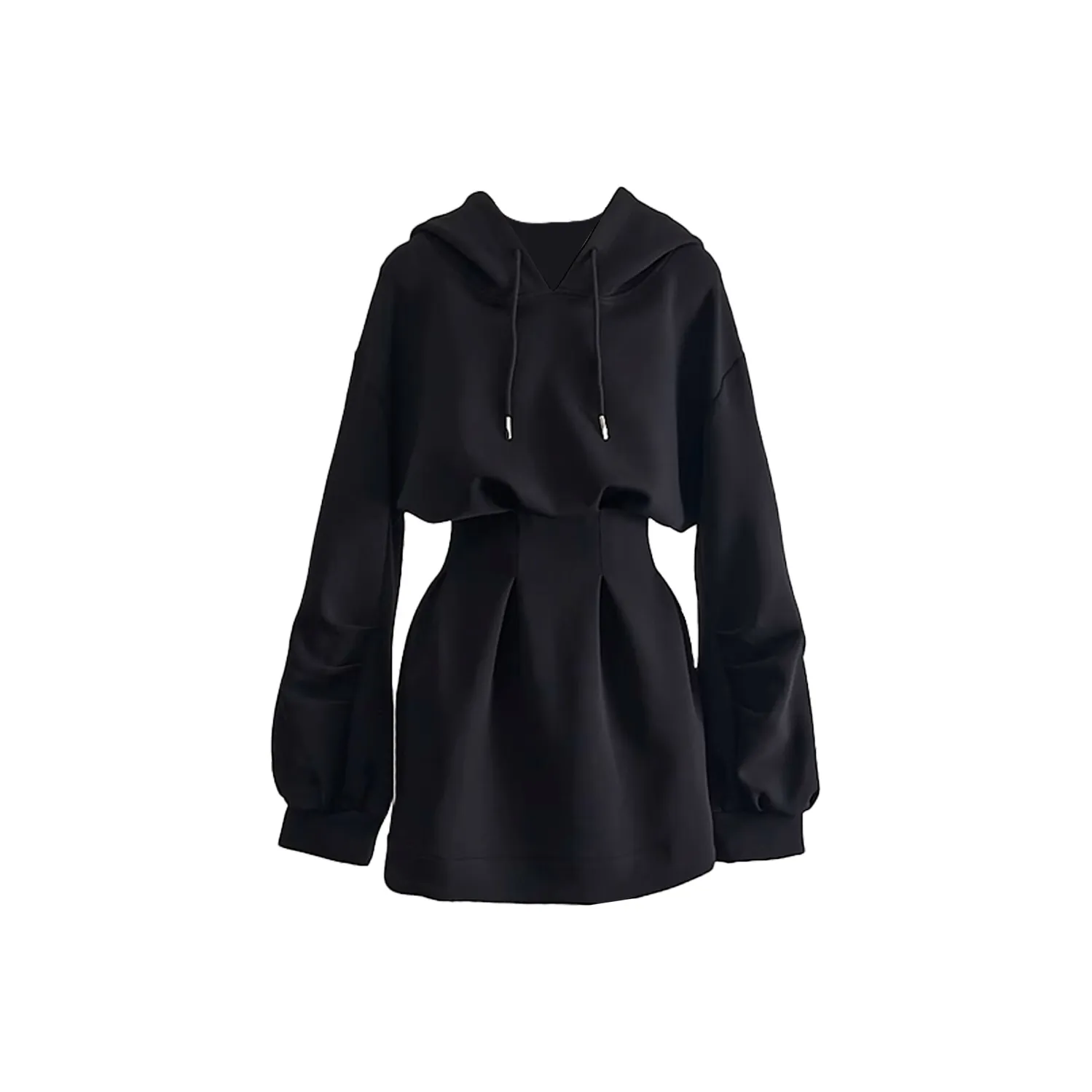 LEMON FAIRY Long Sleeved Dress Women's Black