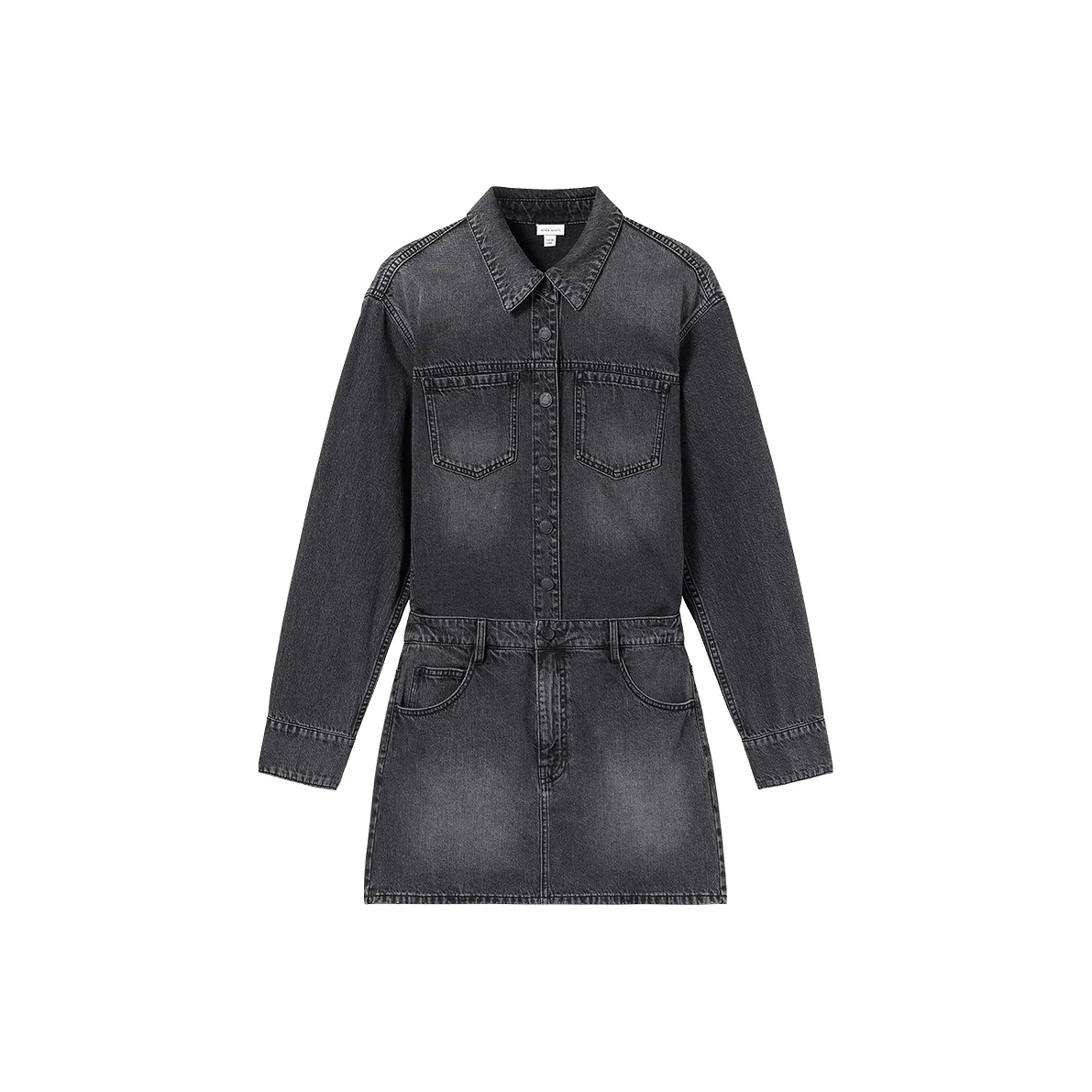 Miss Sixty Long Sleeved Dresses Women's Black Gray