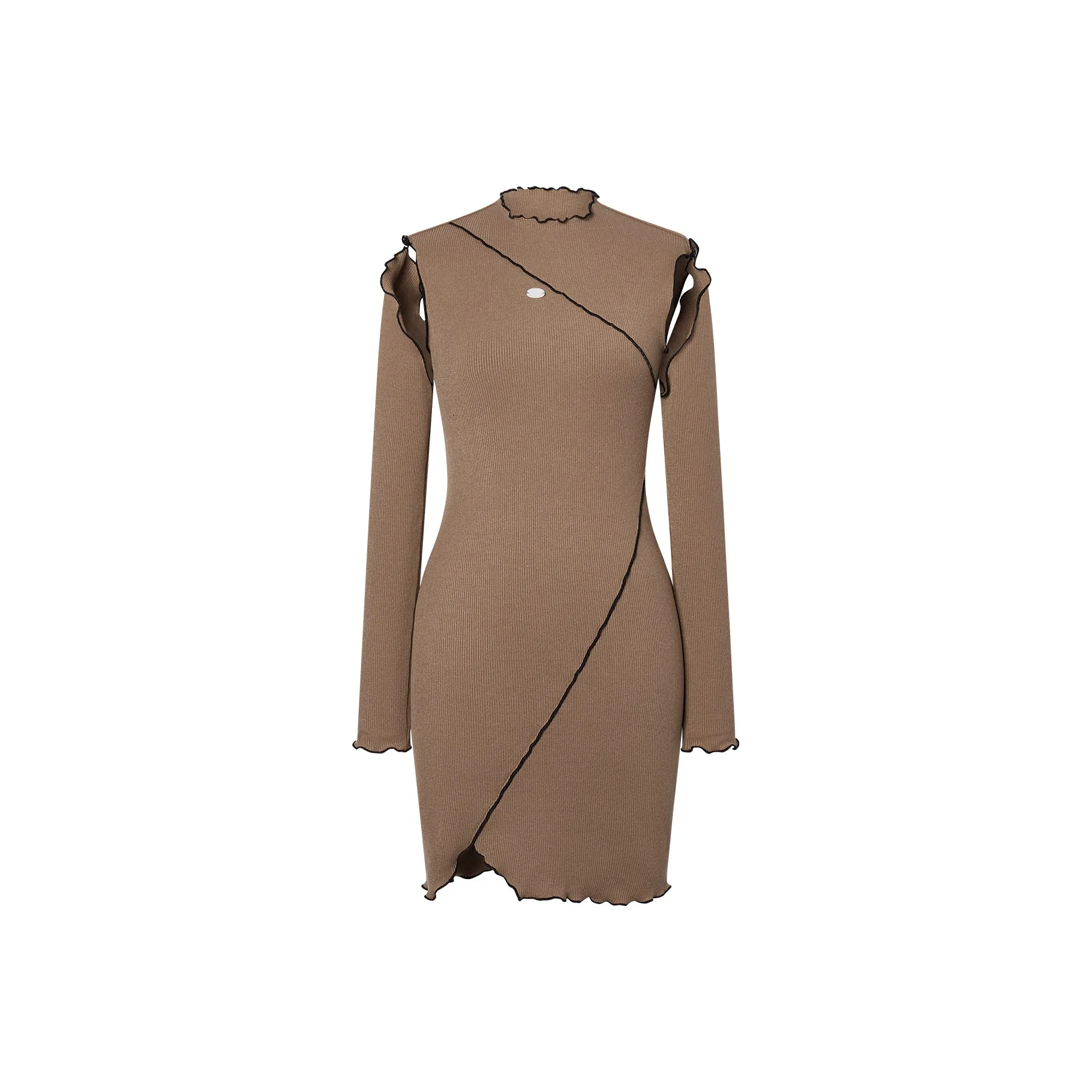 I'M ONE Нерегулярное Короткое Платье Весна Лето и ОСЕНЬ Женское