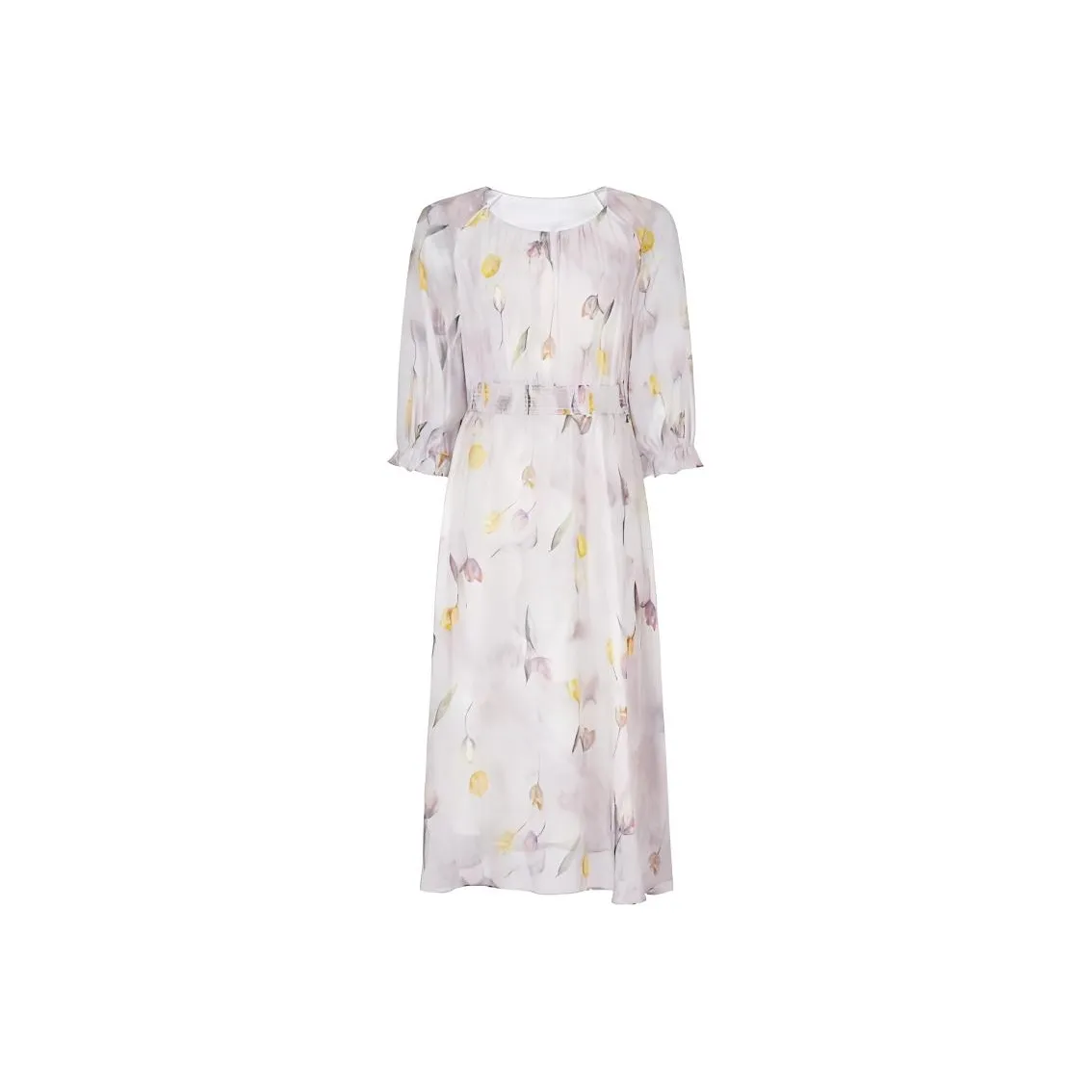 JZ. ANNAKRO Long Sleeved Dress Women's Blossom Pink Purple