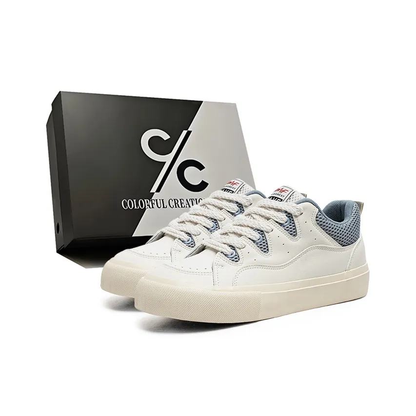 Colorful Creations Slip-resistant Abrasion-resistant Lightweight Breathable Low-Top Skateboard Shoes Men's Цветные Создания противоскользящие устойчивые к истиранию легкие дышащие низкие кеды для скейтбординга мужские