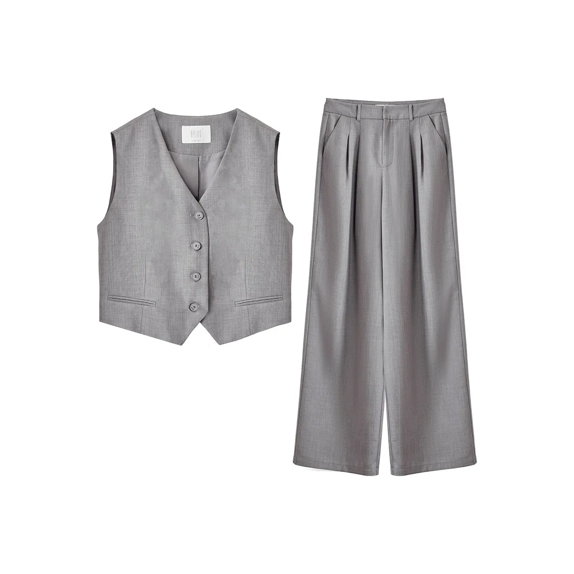 XIANGYING Бизнес-костюм женский серый