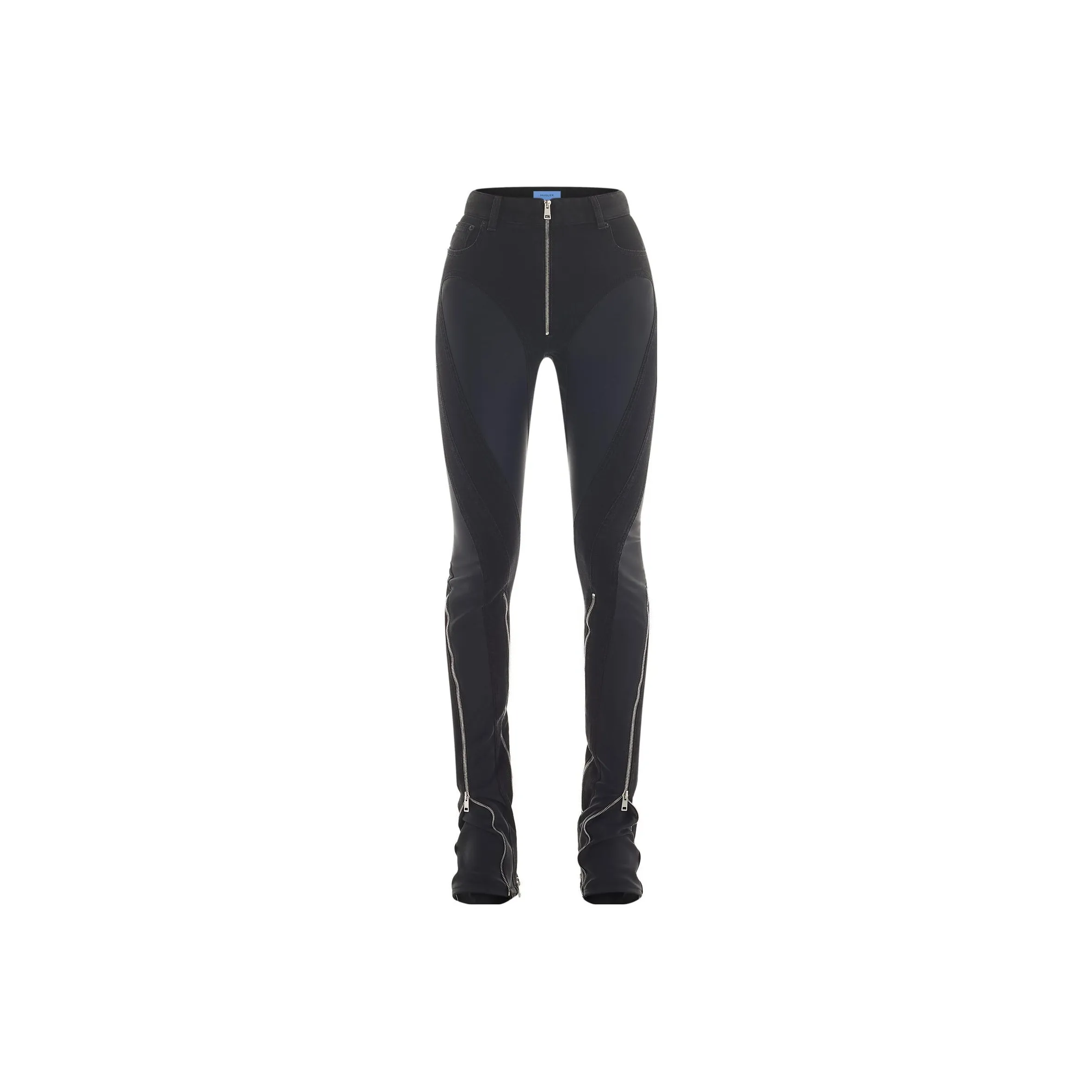 Mugler Spiral Flared Jeans
