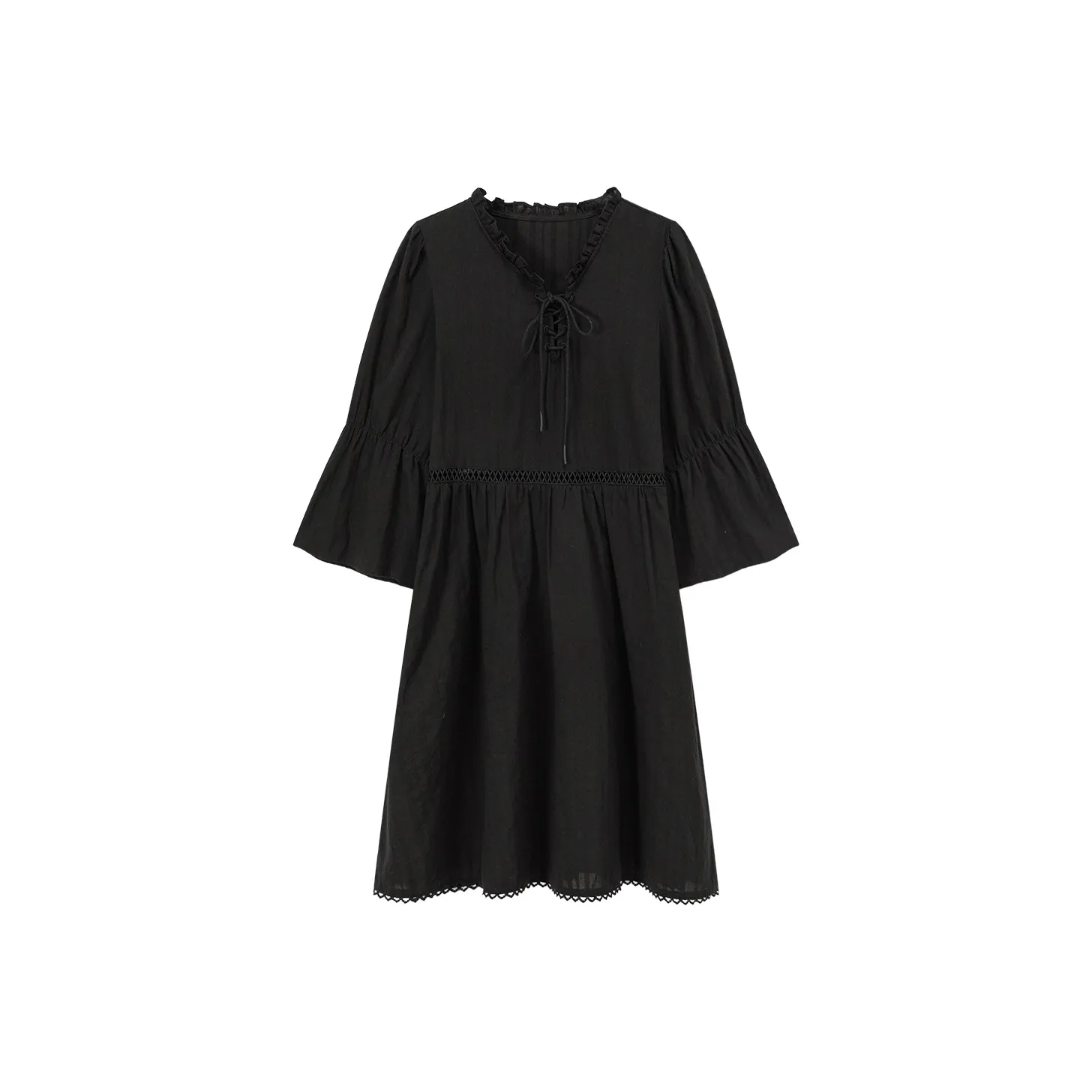 CHUU Long Sleeved Dresses Women's Black