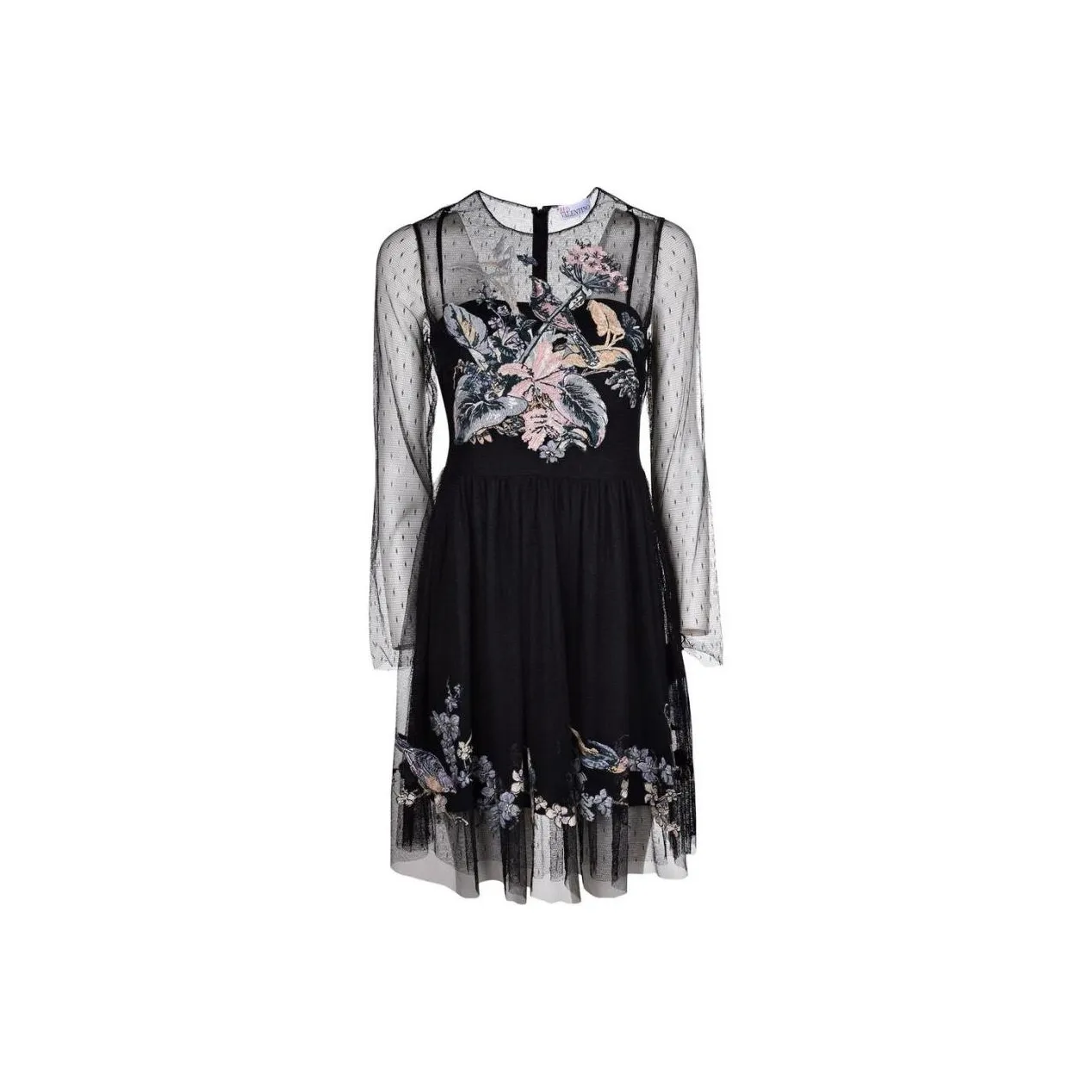 RED VALENTINO Long Sleeved Dresses Women's Black