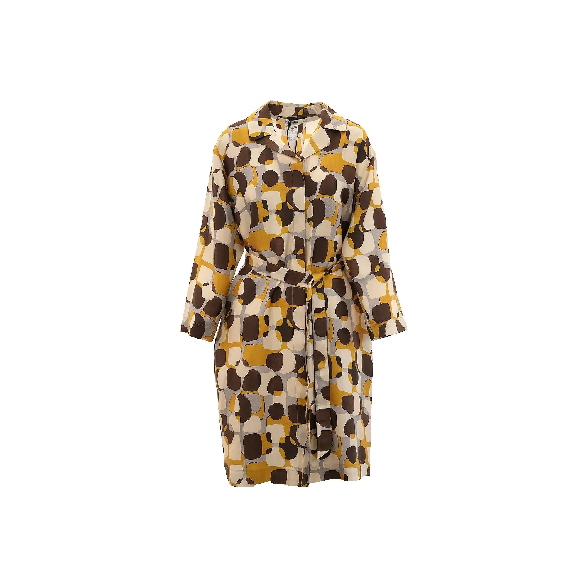 'S MAX MARA Long Sleeved Dresses Women's Yellow