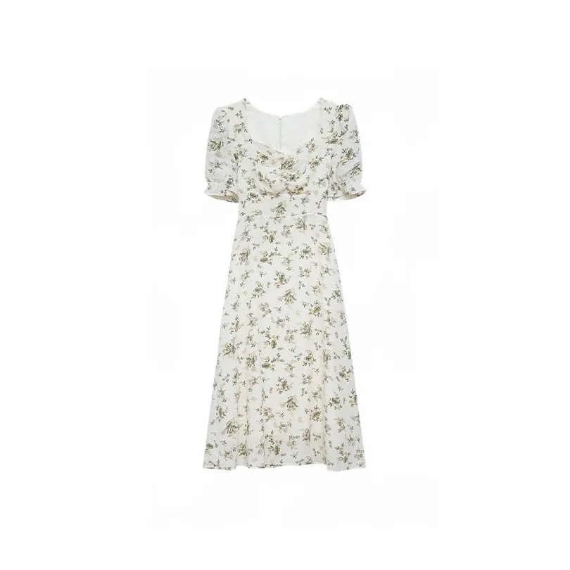 ETSE Короткий рукав Платье Женское Yuefeng Poplar Willow