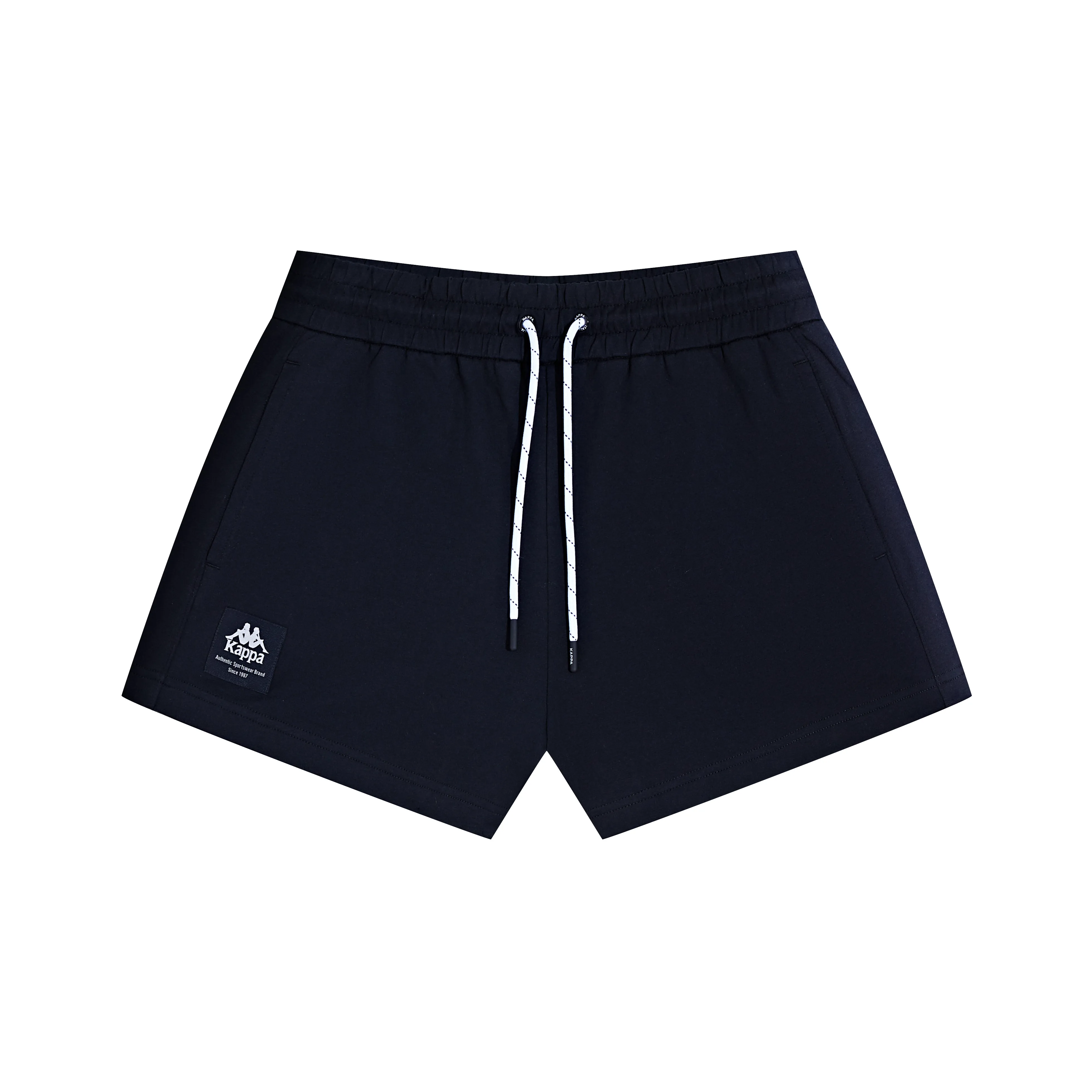 KAPPA Летние Повседневные Шорты Женские Черные