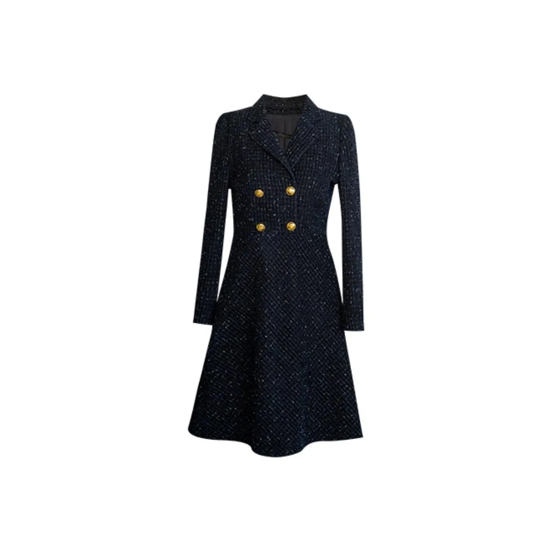 ROEYSHOUSE Длинное платье с длинными рукавами женское черное