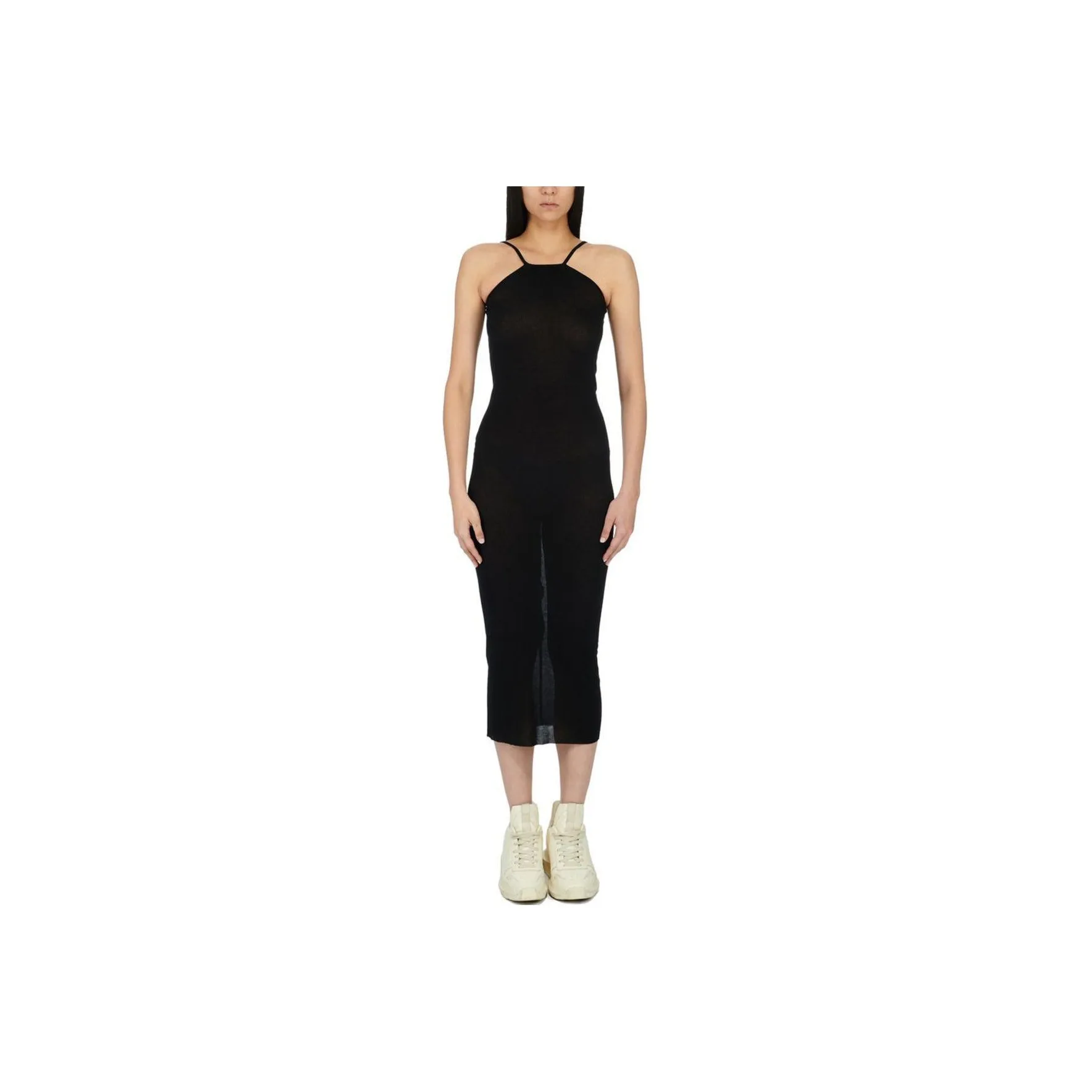 RICK OWENS RO Slip Платье Женское Черное