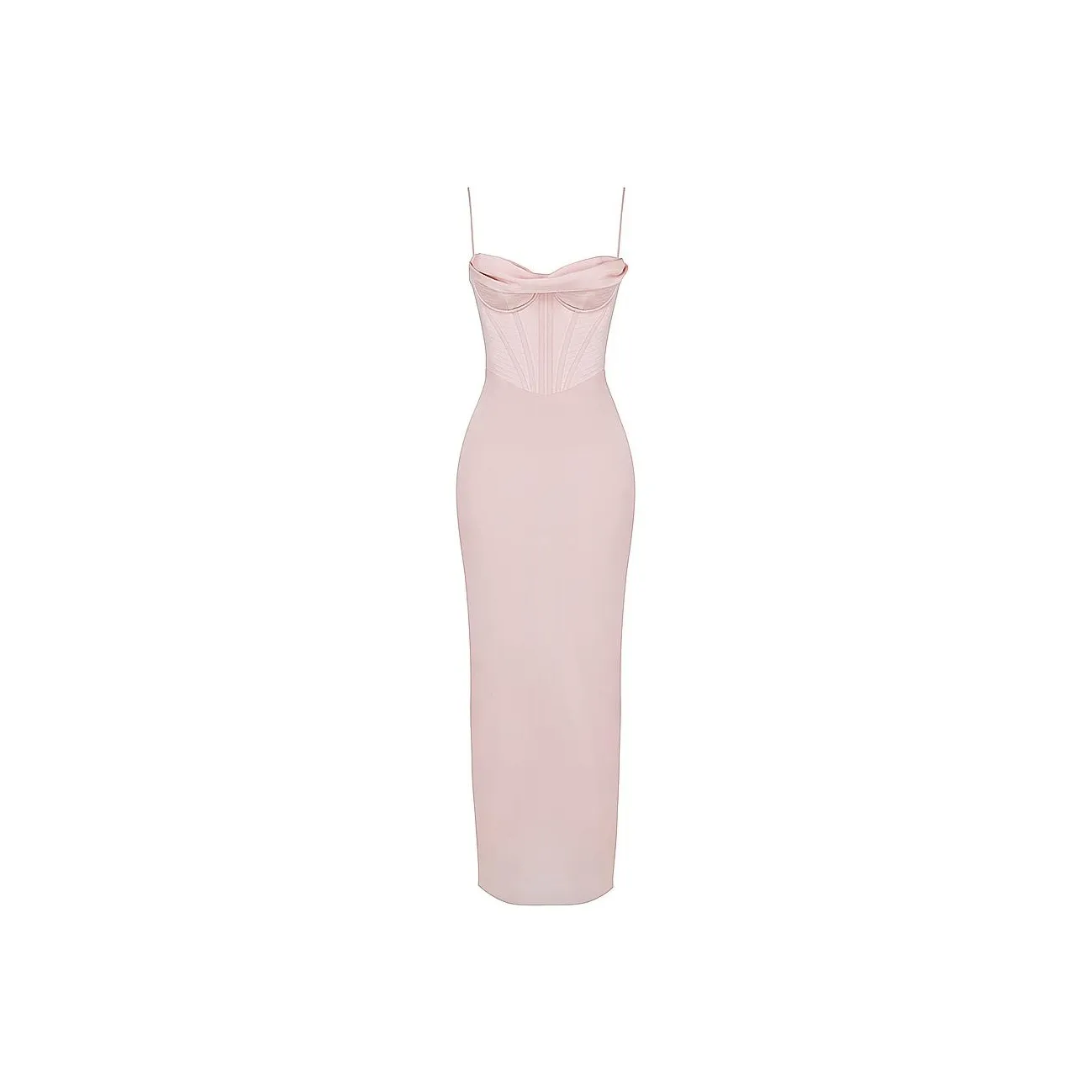 HOUSE OF CB CHARMAINE Slip Dress Women's BLUSH PINK/Light Pink