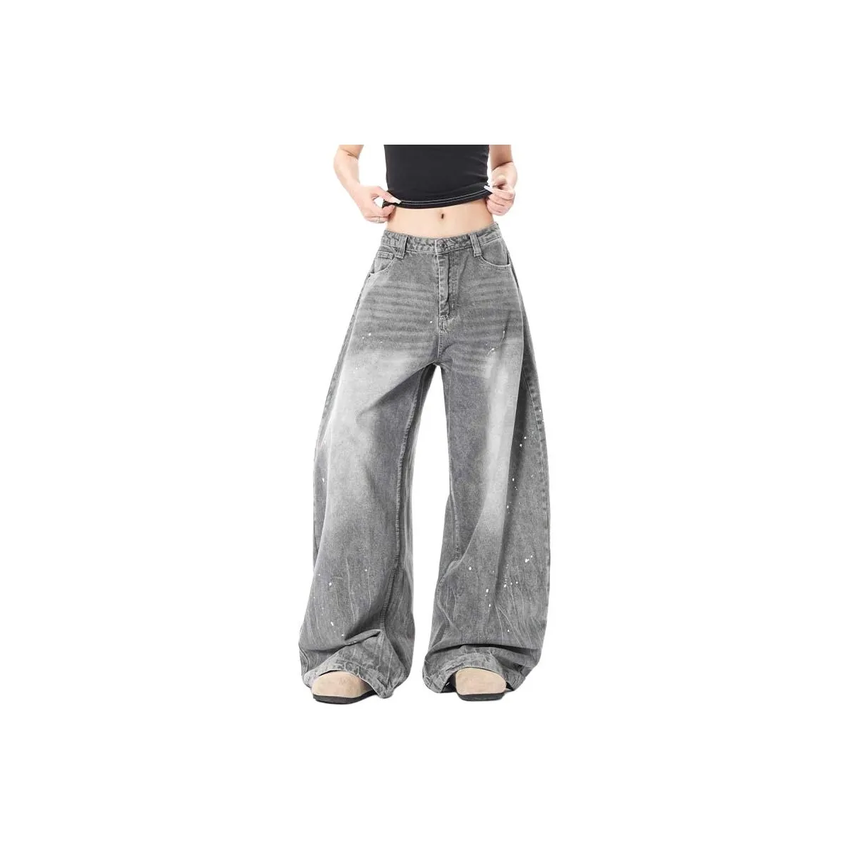 BEAR UNION Серые Унисекс Джинсы