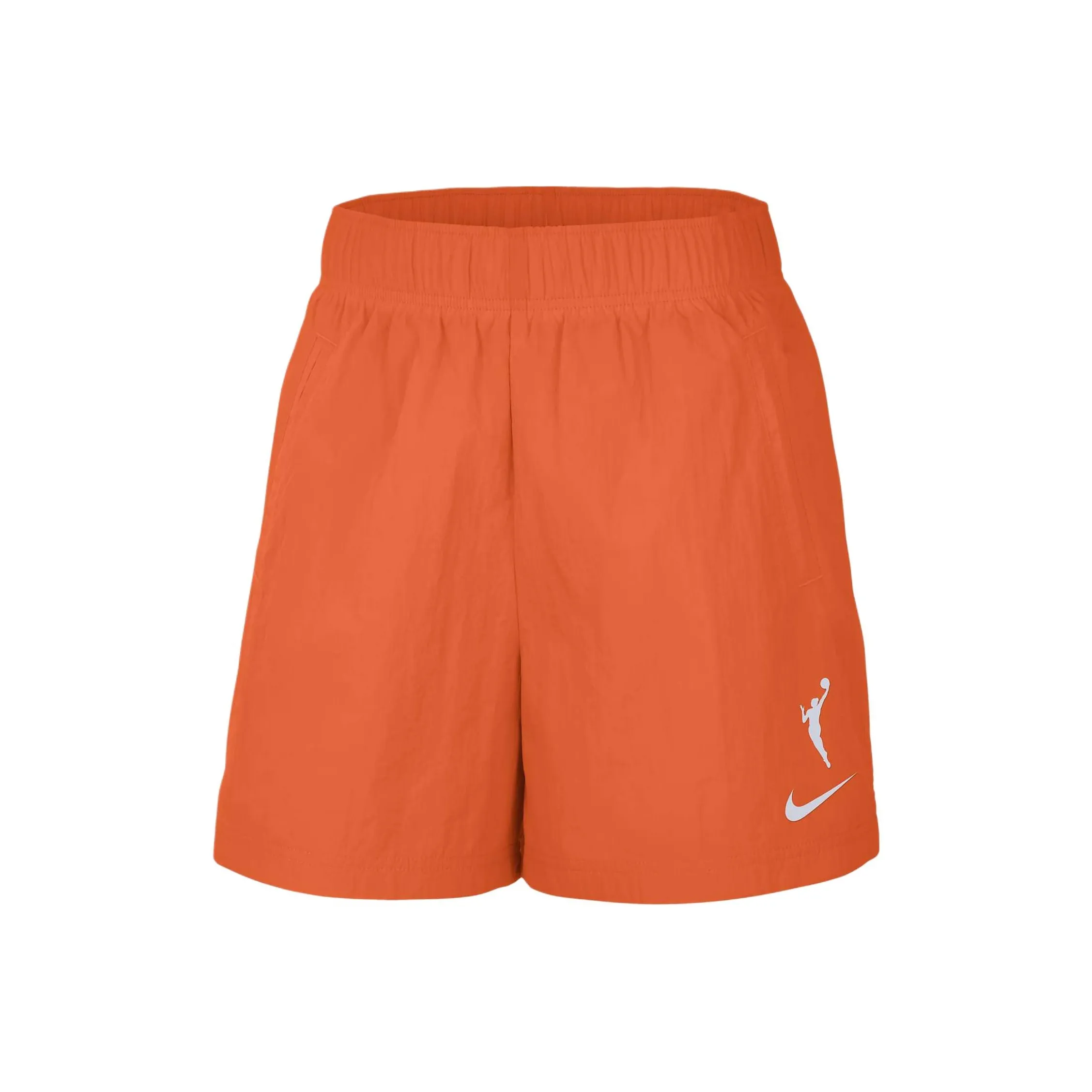 Nike NBA Essential Повседневные шорты Женские Ярко-оранжевый Белый