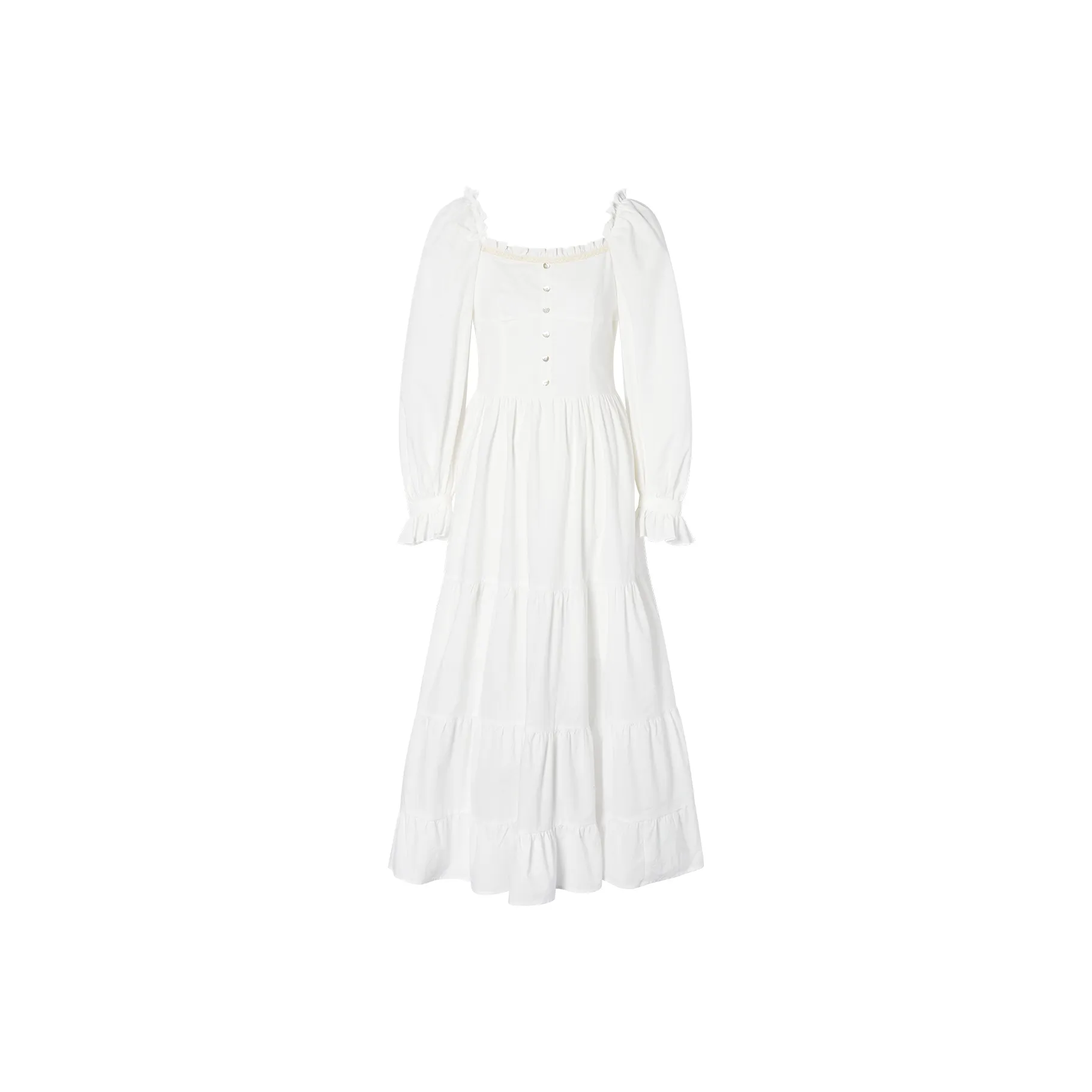 I'M ONE Long Sleeved Dresses Women's White