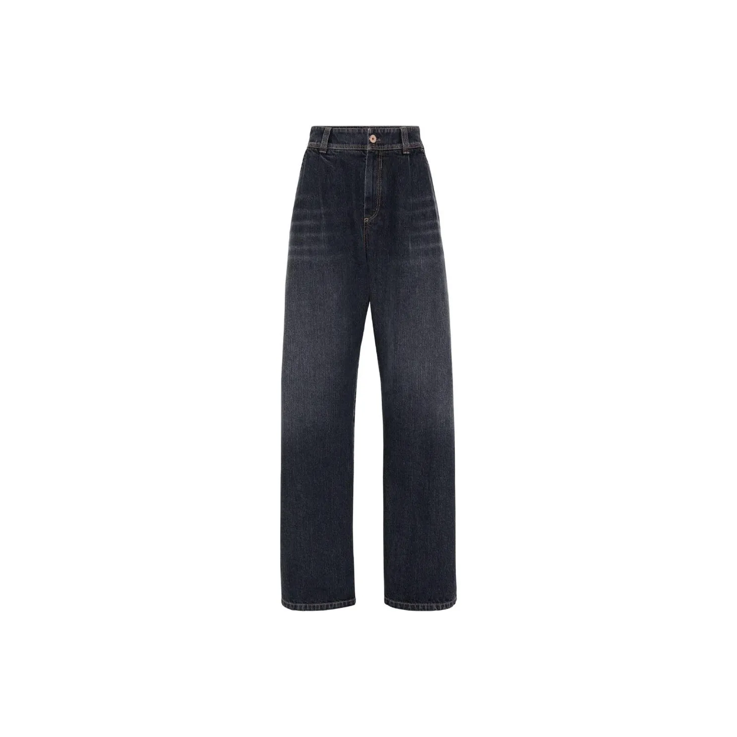cm Reguläre Denim-jeans Mit Rissen
