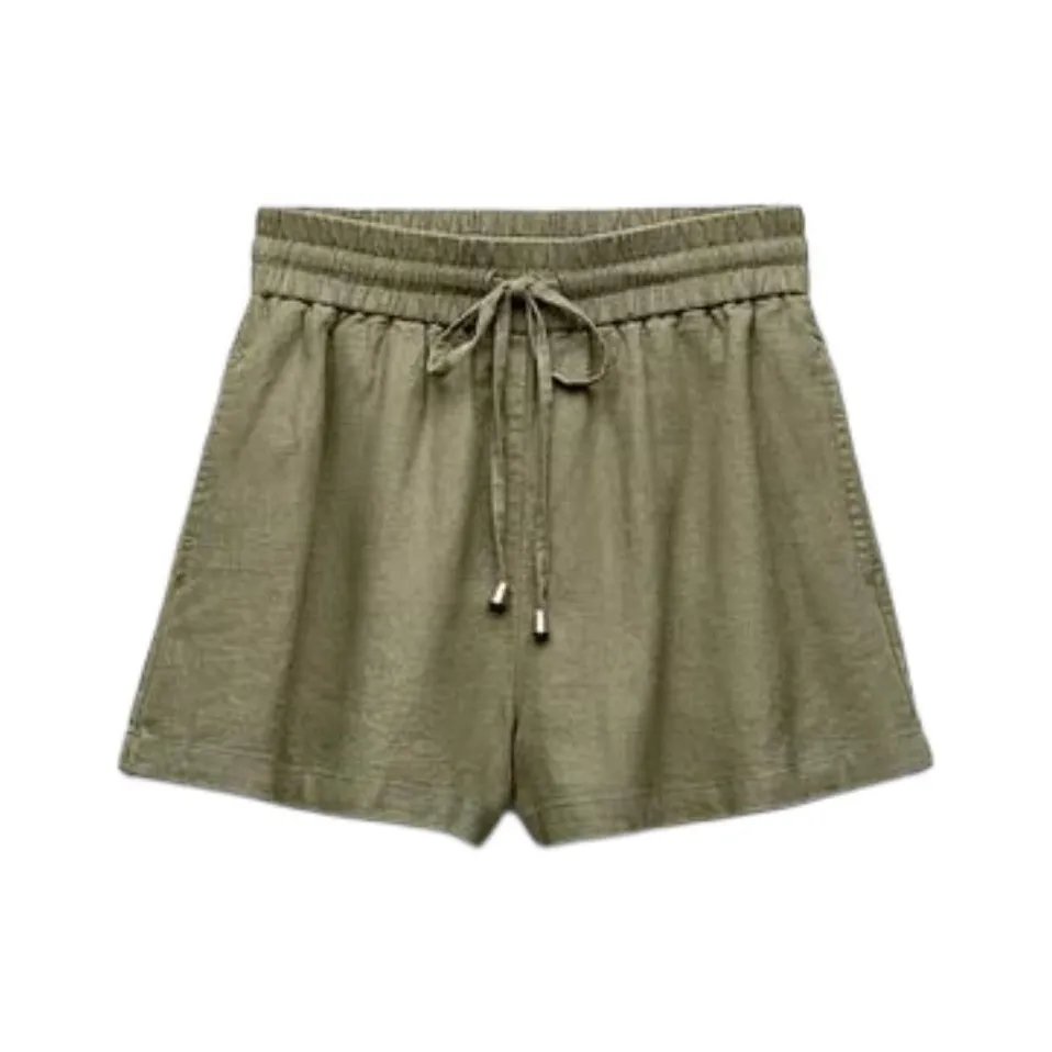 ZARA Casual Shorts Women's _Nsec Medium Khaki Color