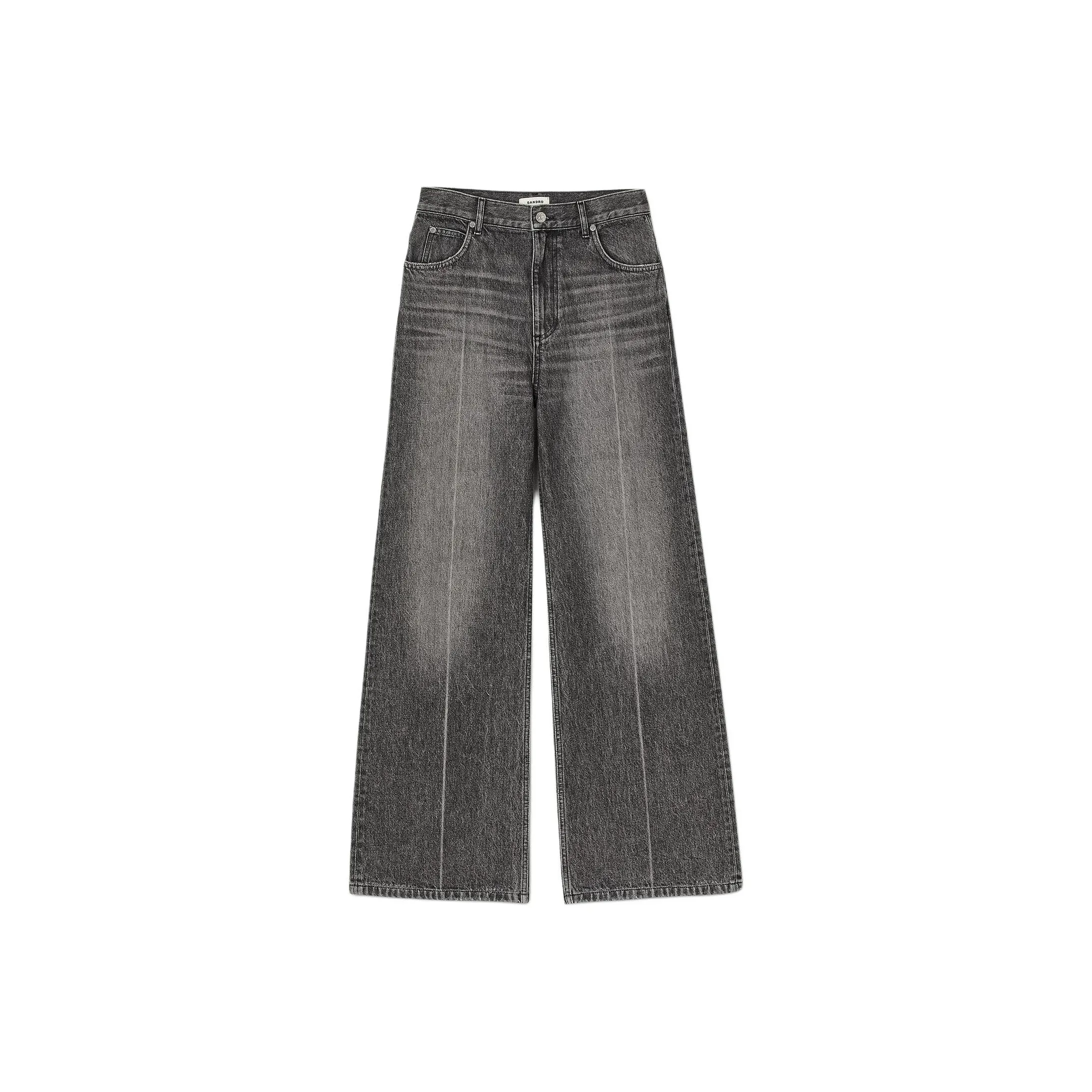 Sandro High rise Wide leg Jeans