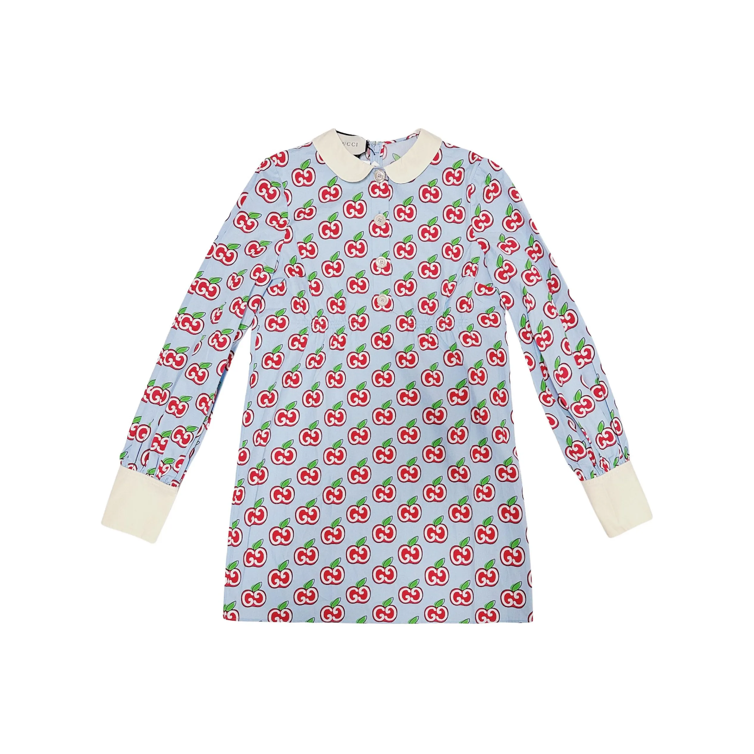 GUCCI SS22 Long Sleeved Dress Women's Multicolor