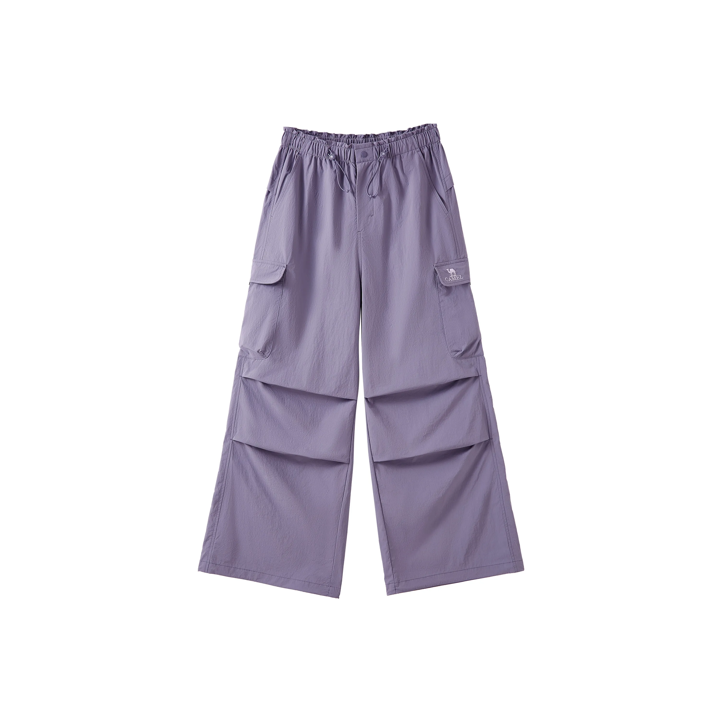 CAMEL Парашютные брюки Свободный крой Ощущение прохлады Водоотталкивающие Устойчивые к истиранию Дышащие Карго Брюки Женские