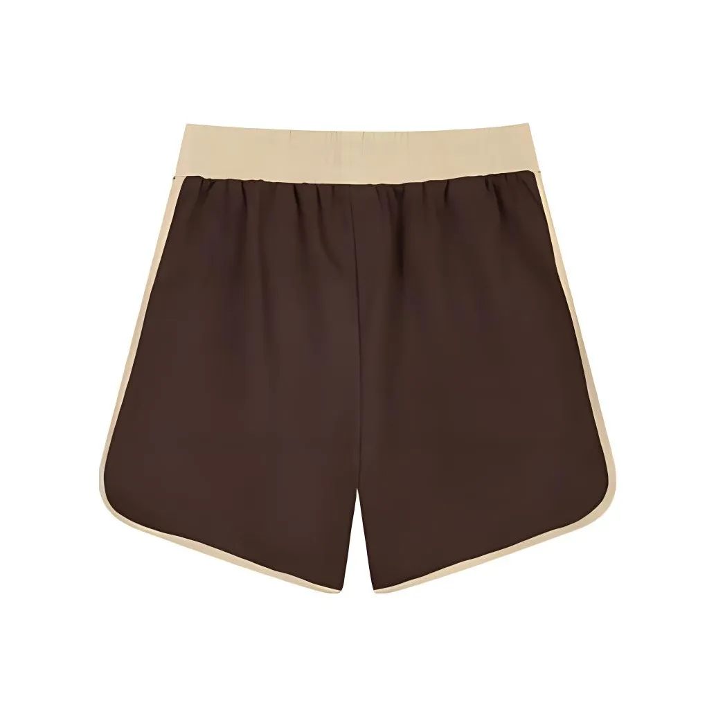 361° Casual Shorts Women's Chestnut Brown/Milk Apricot Khaki
