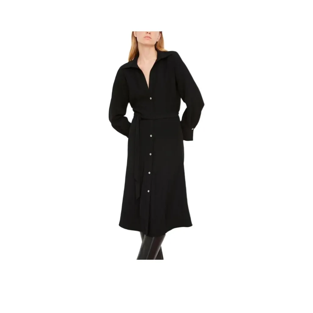 VINCE Long-Sleeved Dresses Women's Black