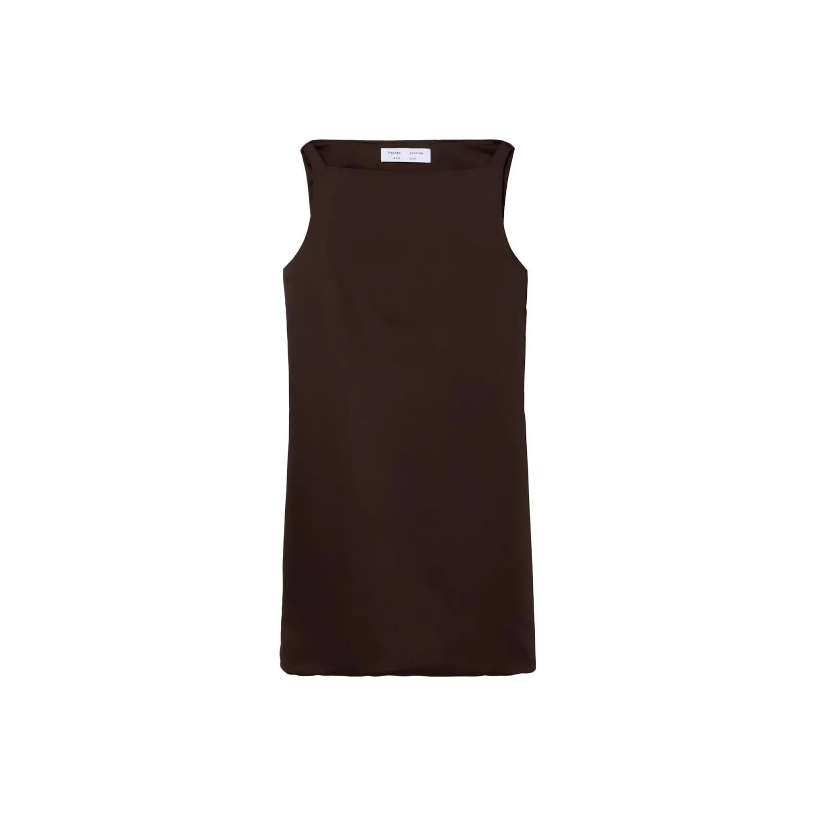 PROENZA SCHOULER White Label Sleeveless Satin Mini Dress
