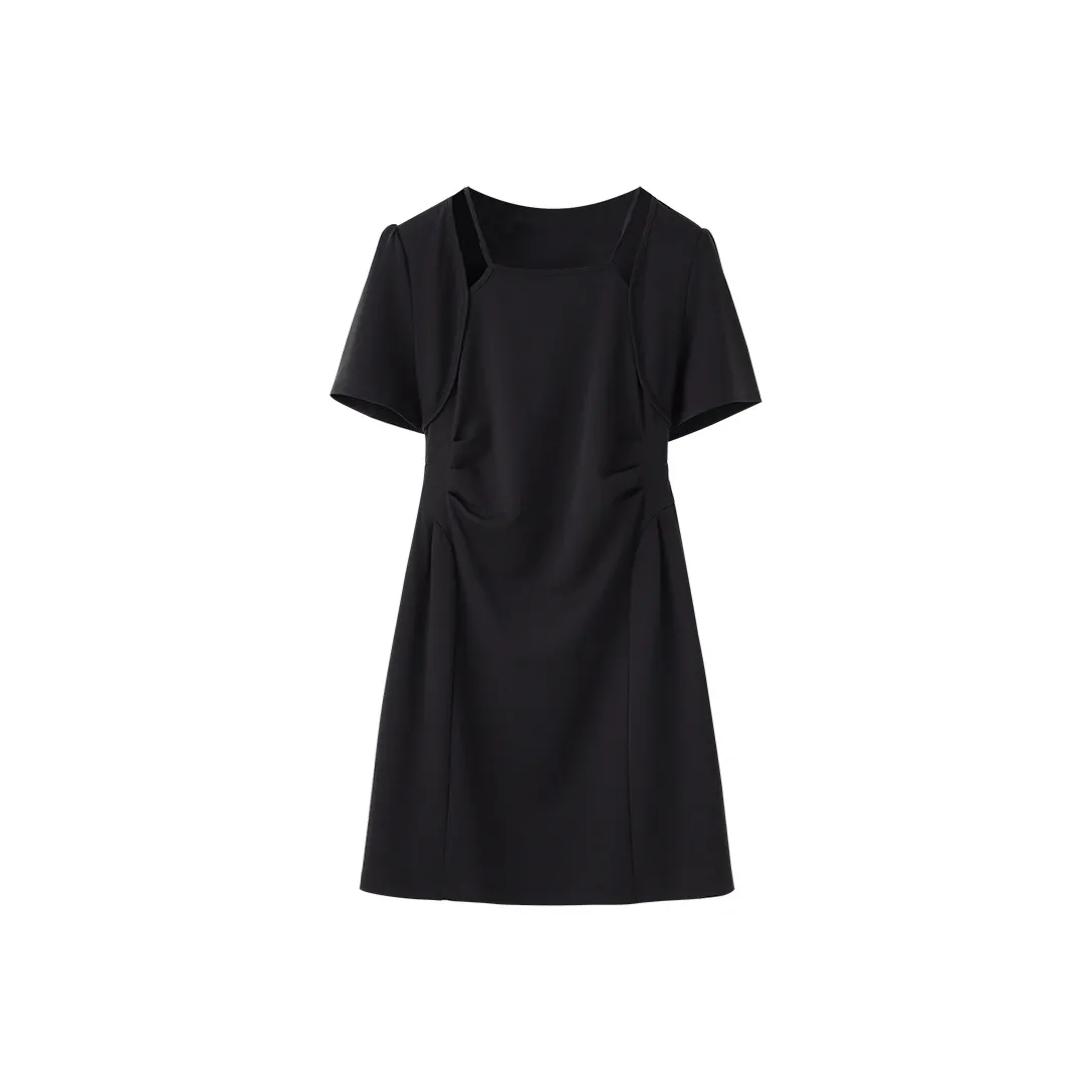 PAIN OR PLEASURE Короткий рукав Платье Женское Черное