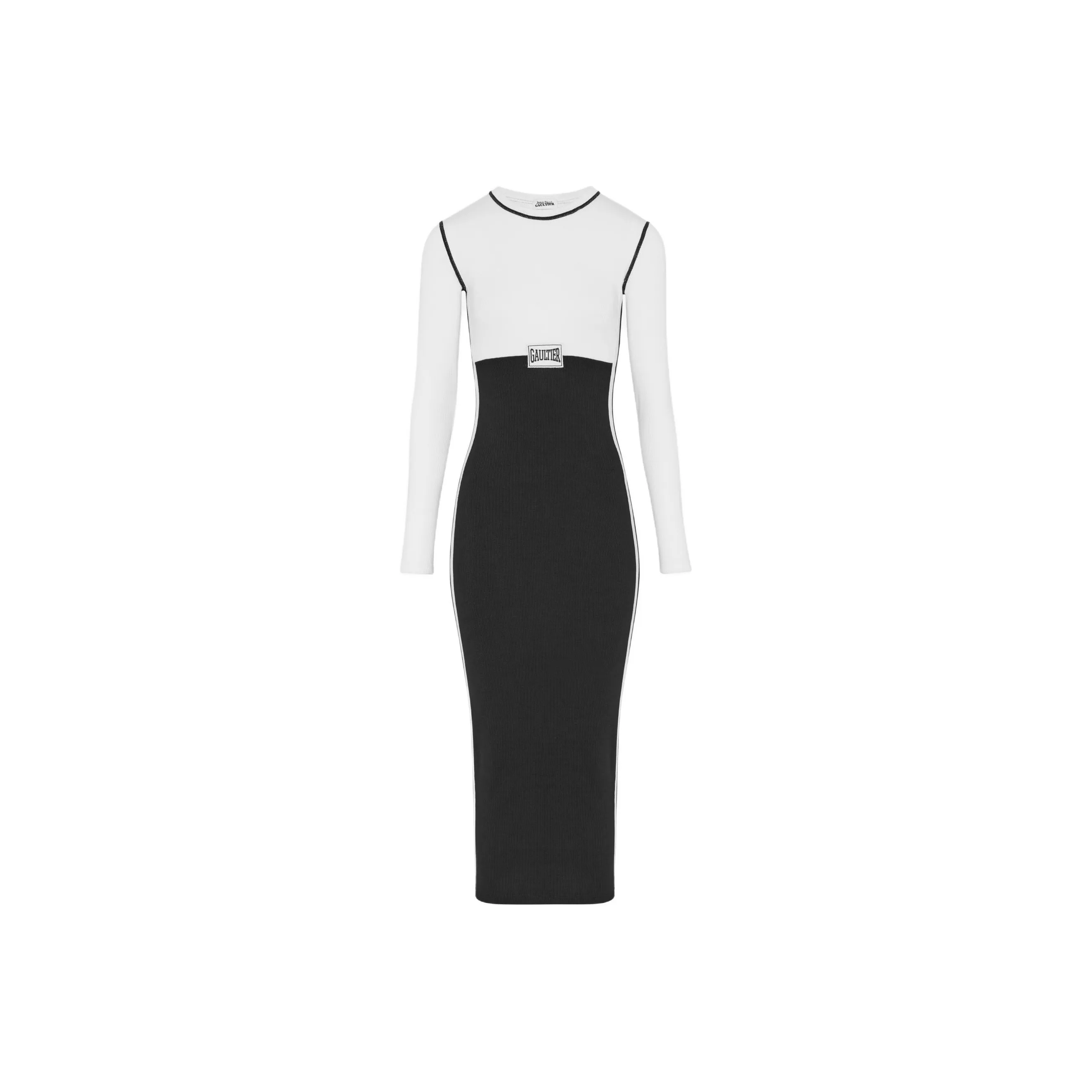 Jean Paul Gaultier Colour block Maxi Dress