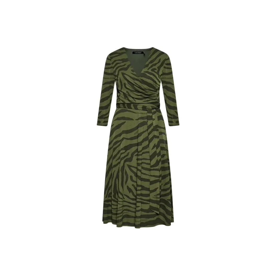 LAUREN RALPH LAUREN Long Sleeved Dress Women's Green