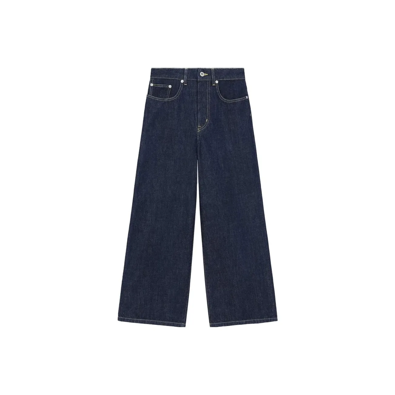 KENZO Sumire Cropped Wide Leg Jeans