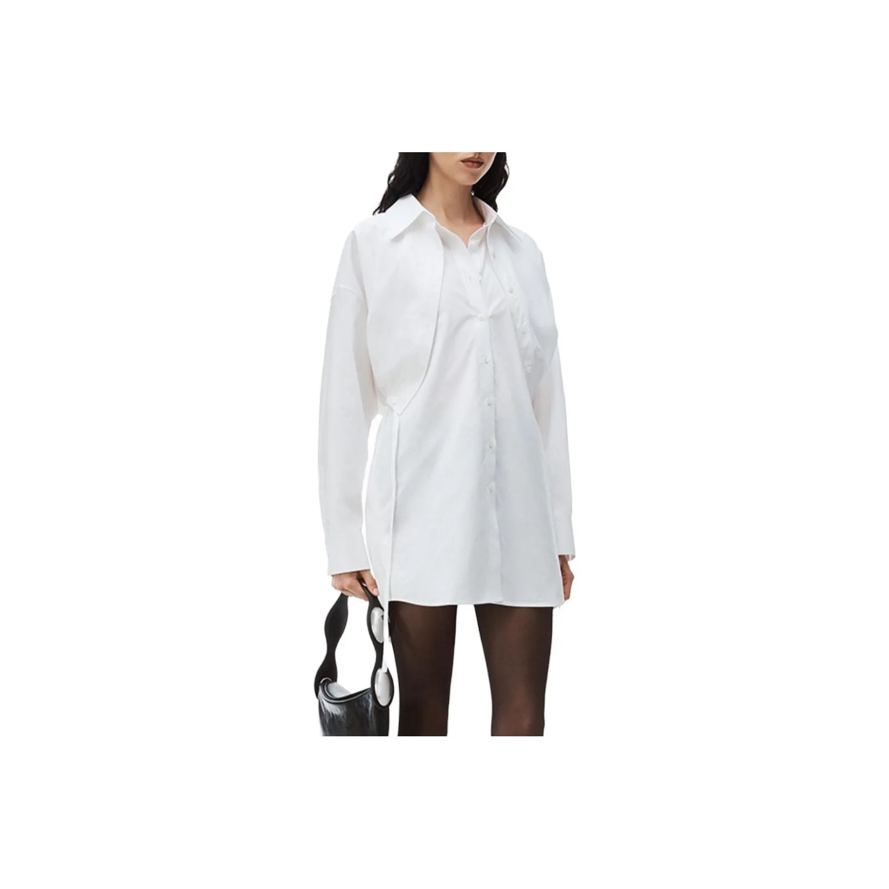 Alexander Wang SS24 Long-Sleeved Dresses Women's White