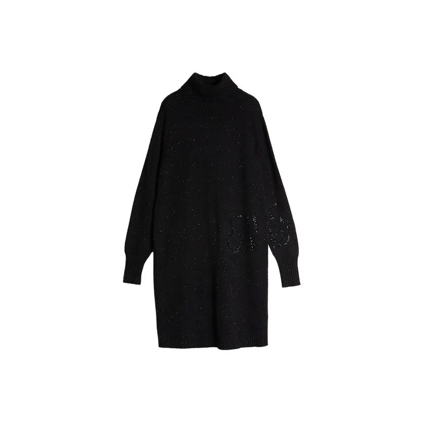 ELLE Long Sleeved Dresses Women's Black
