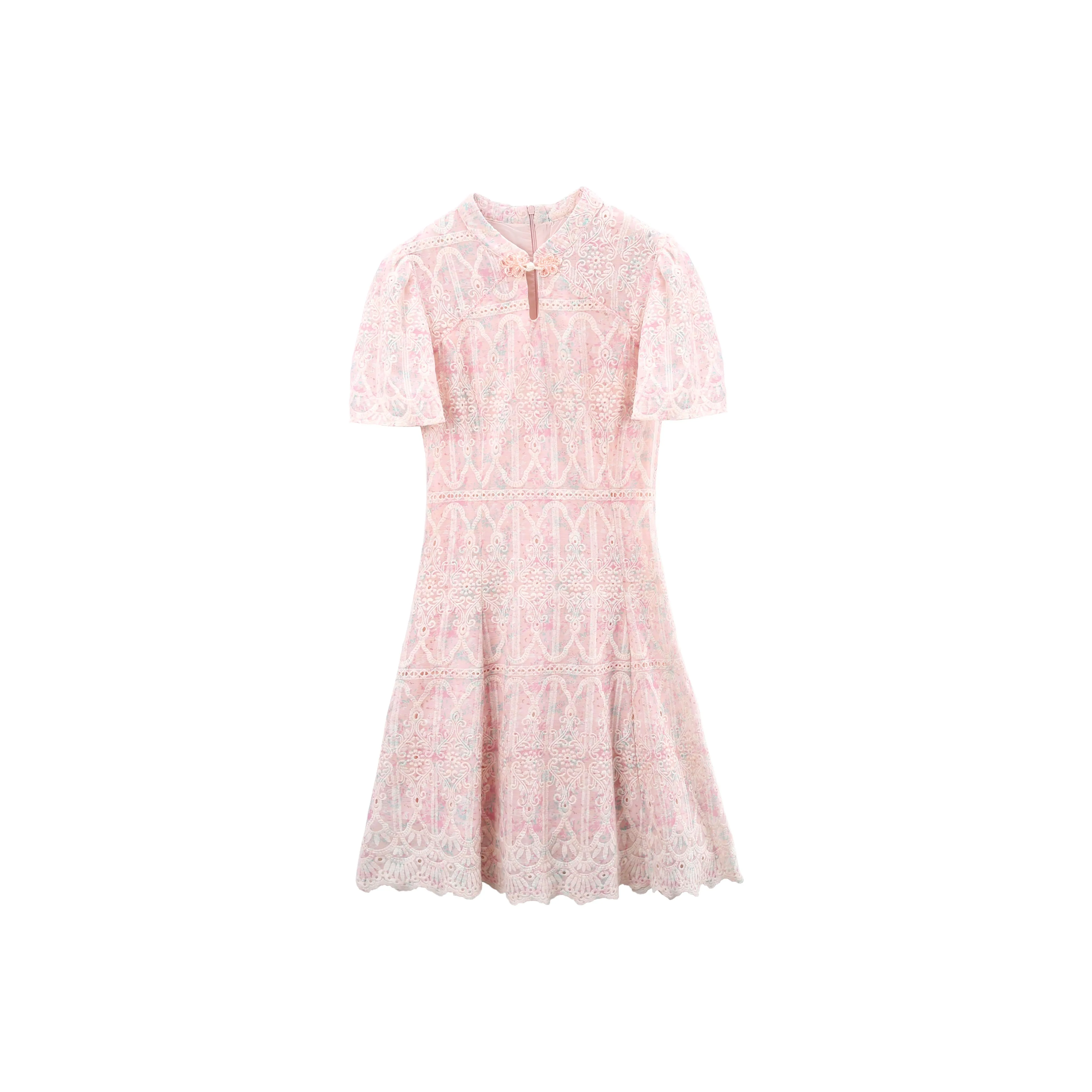 A Paradise For Awakening Short Sleeved Dress Women's Pink