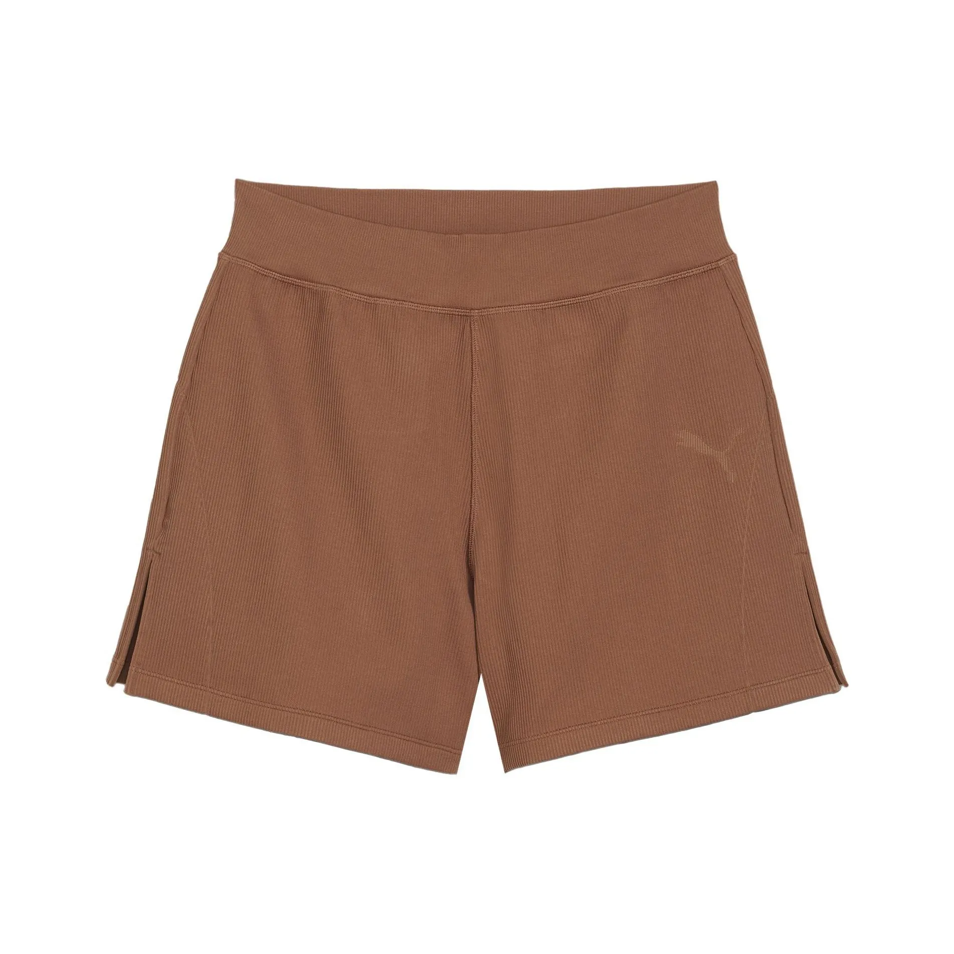 PUMA Расклешенные шорты Повседневные шорты Женские Коричневый