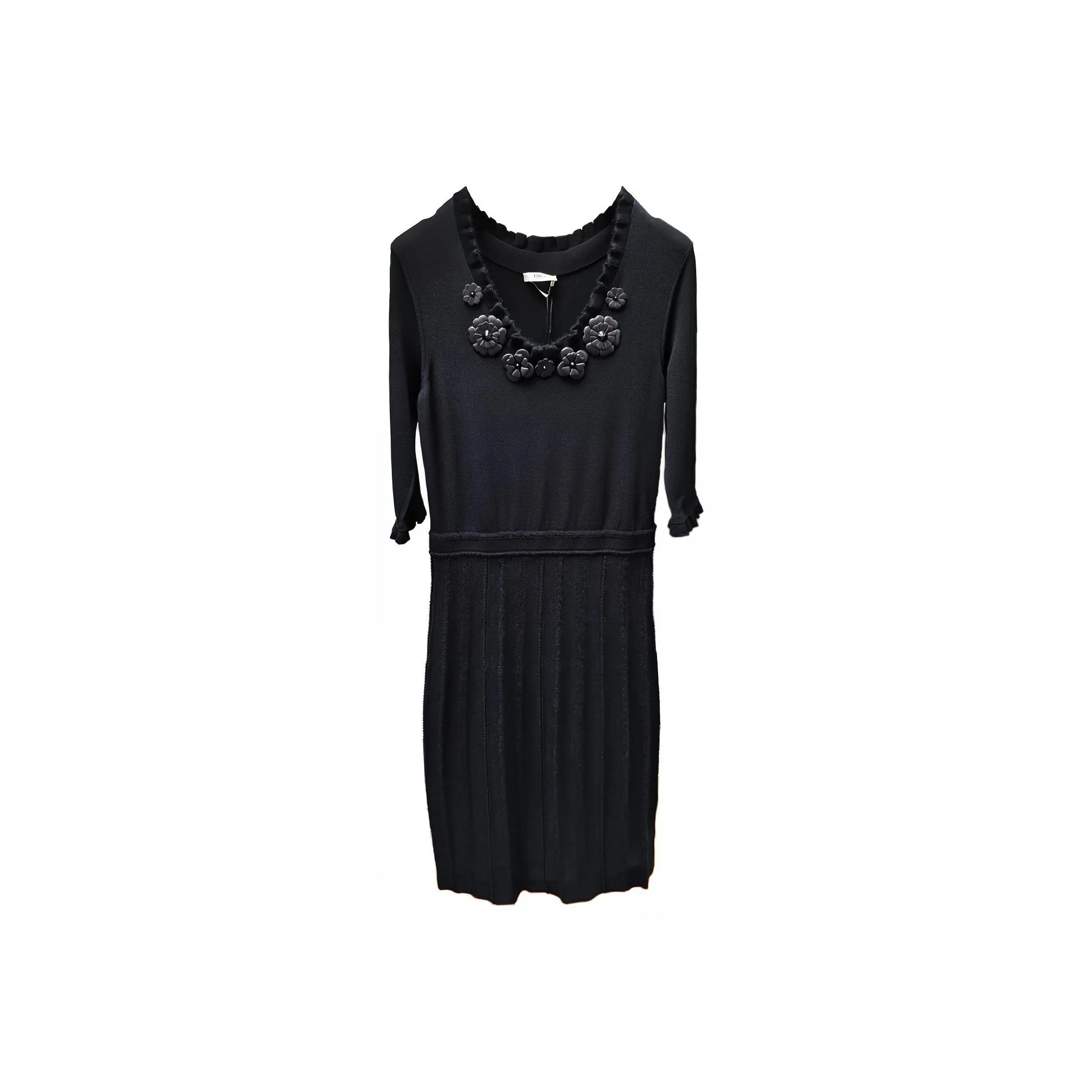 FENDI Long Sleeved Dresses Women's Black