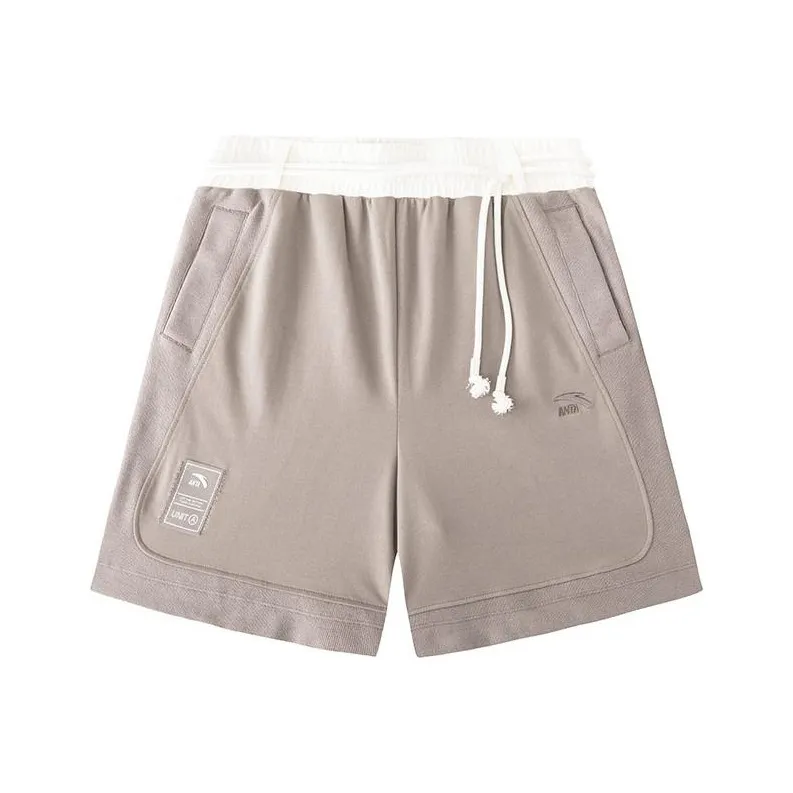 Anta Life Collection Casual Shorts Women's Linen Gray