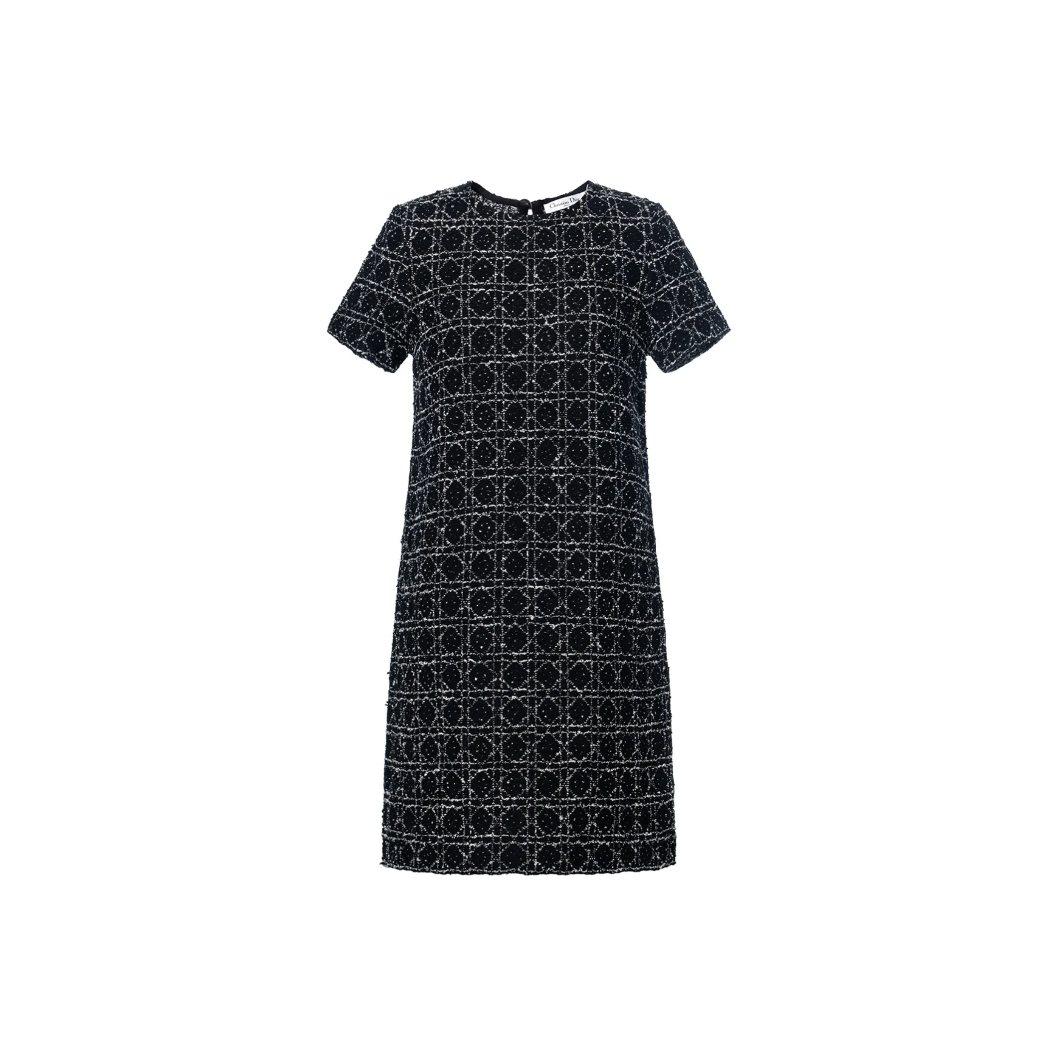 DIOR SS24 Short Sleeved Dress Women's Black