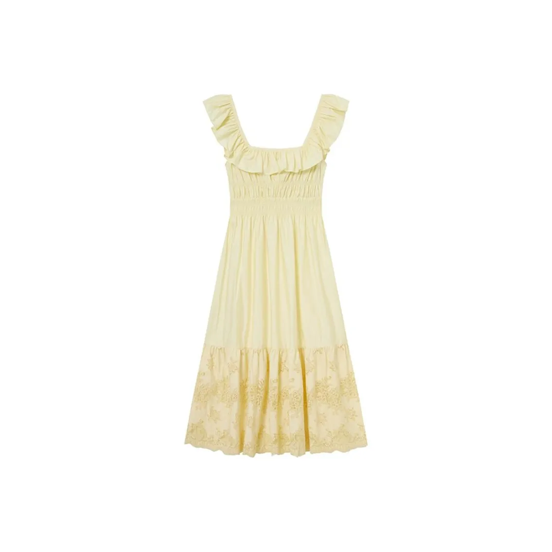 Self-portrait Flared Midi Dress