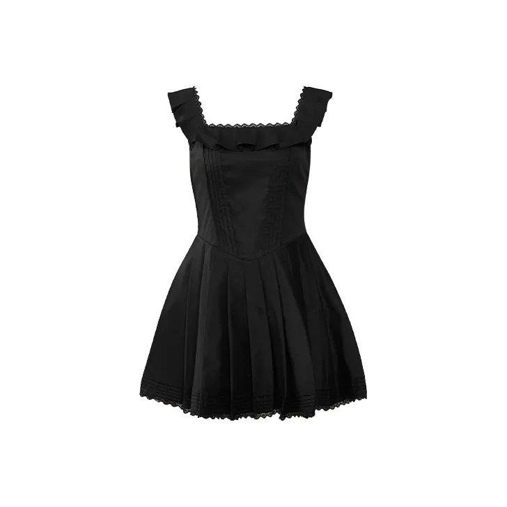 TAMMY TANGS Slip Dress Women's Black