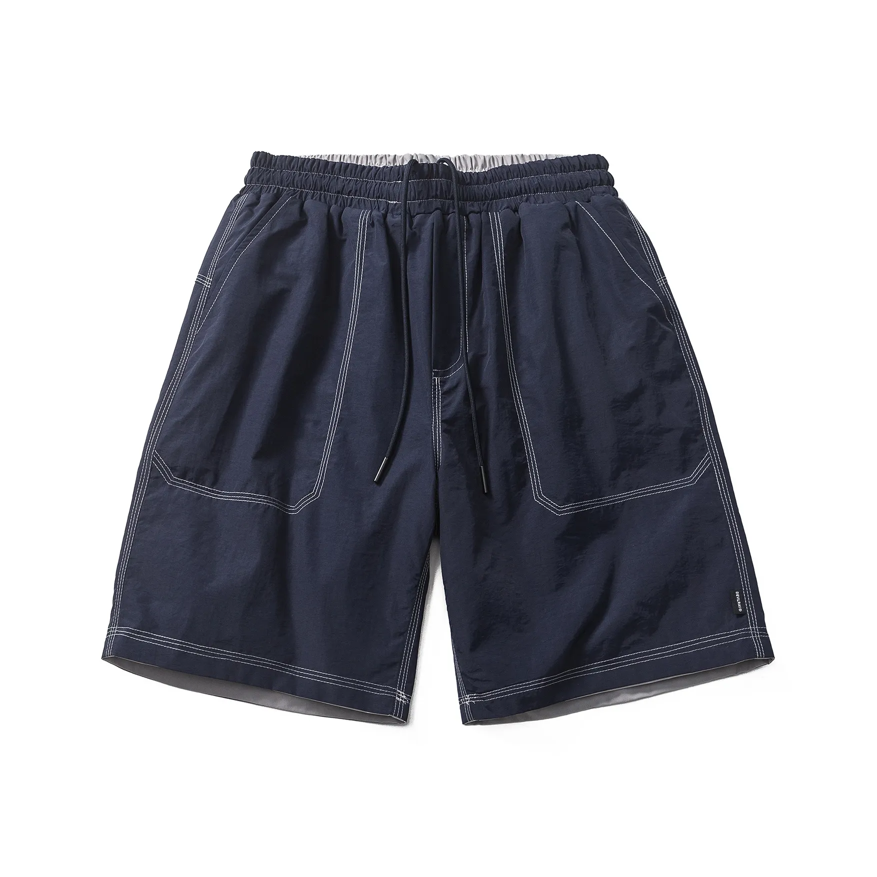 YPUT Повседневные шорты унисекс темно-синий серый