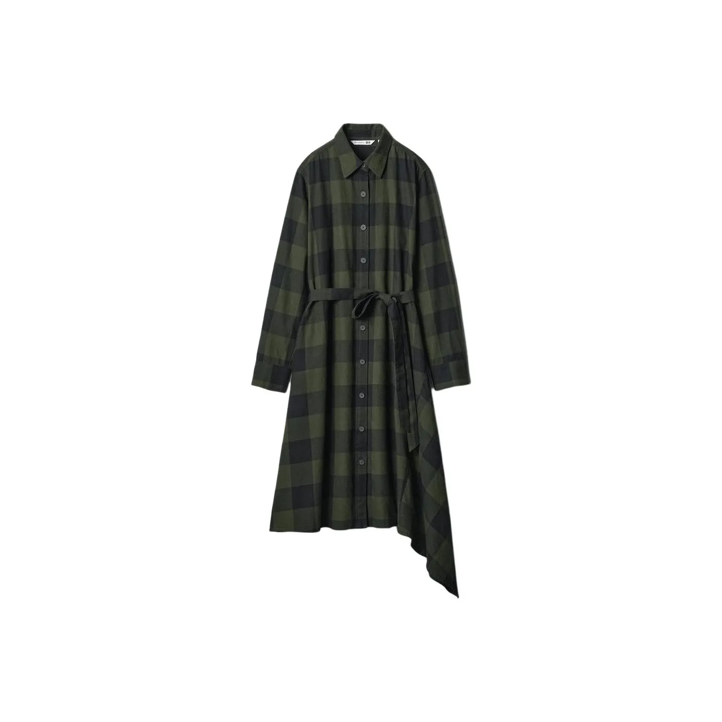 Jw Anderson X UNIQLO JWANDERSON Co-brand Long-Sleeved Dresses Women's Dark Green
